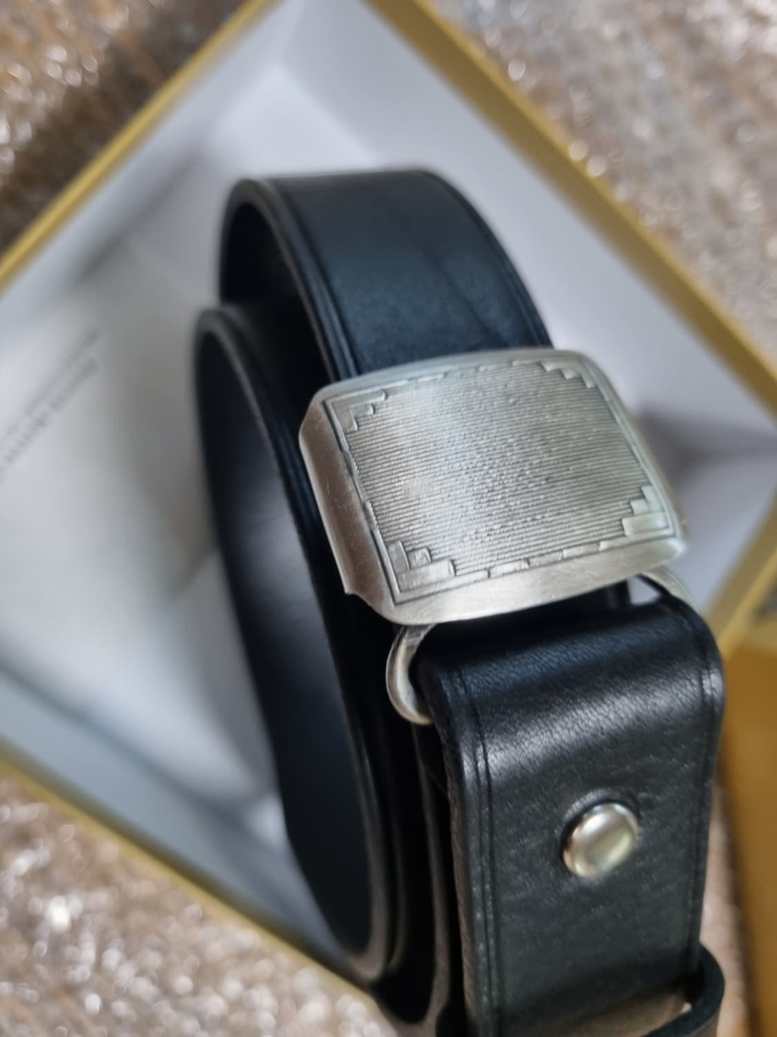 피그벨 히콕벨트 블랙실버 1사이즈 새제품 상품이미지2