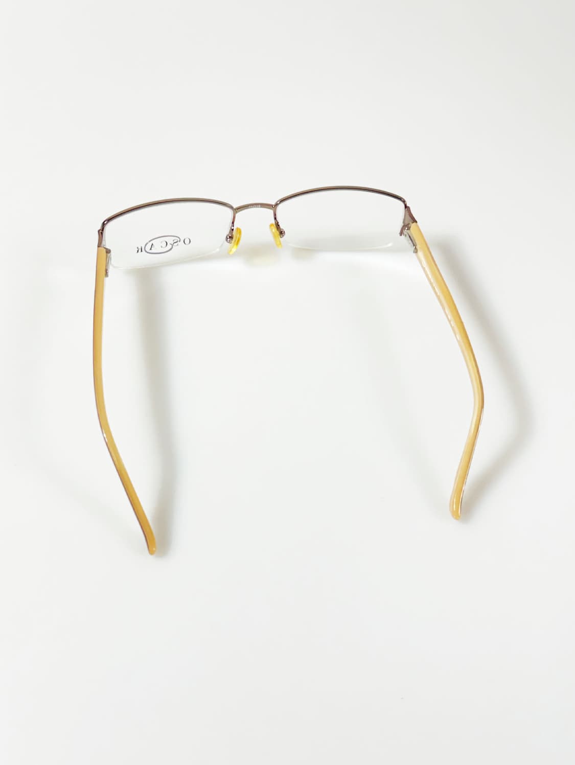 OSCAR De La Renta 반무테 스퀘어 메탈 빈티지 안경 상품이미지5