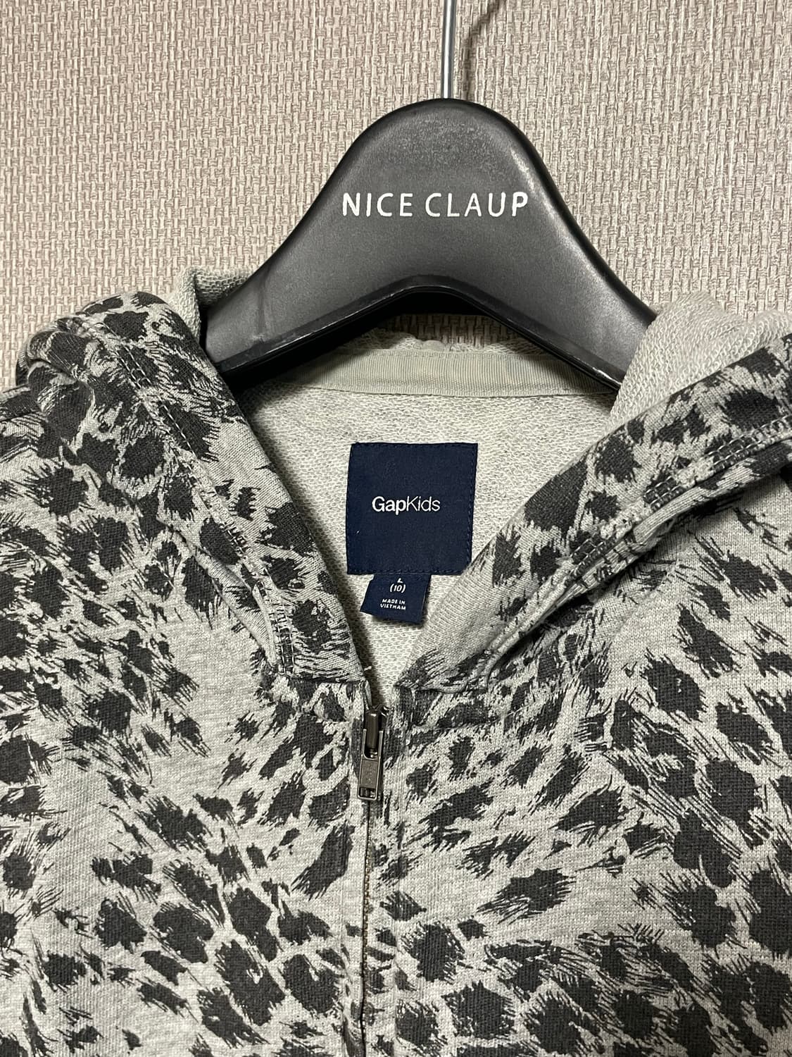 갸루 레오파드 집업 상품이미지6