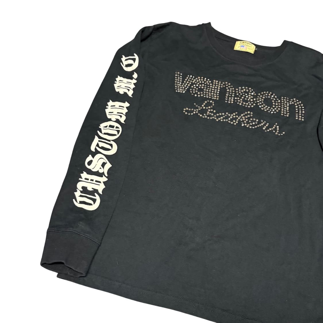 vanson 밴슨 큐빅 로고 원스타 롱슬리브 티셔츠 L 상품이미지4