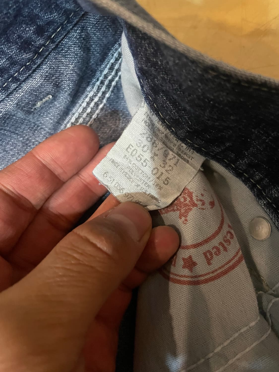 90~00s 빈티지 Lee Dungarees 카펜터 데님 30x32 상품이미지6