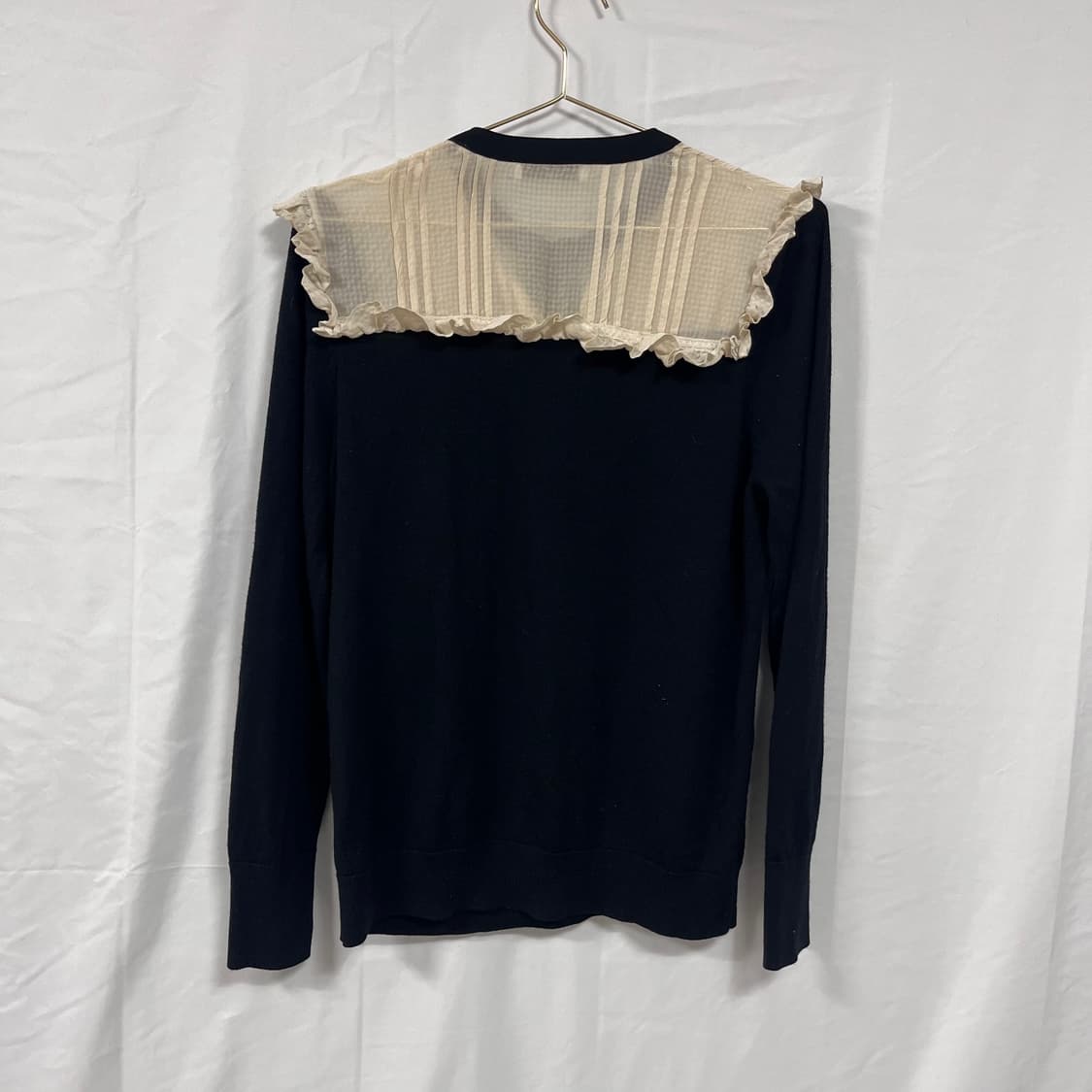 산드로(SANDRO) 레이스 프릴 카라 니트 상품이미지2