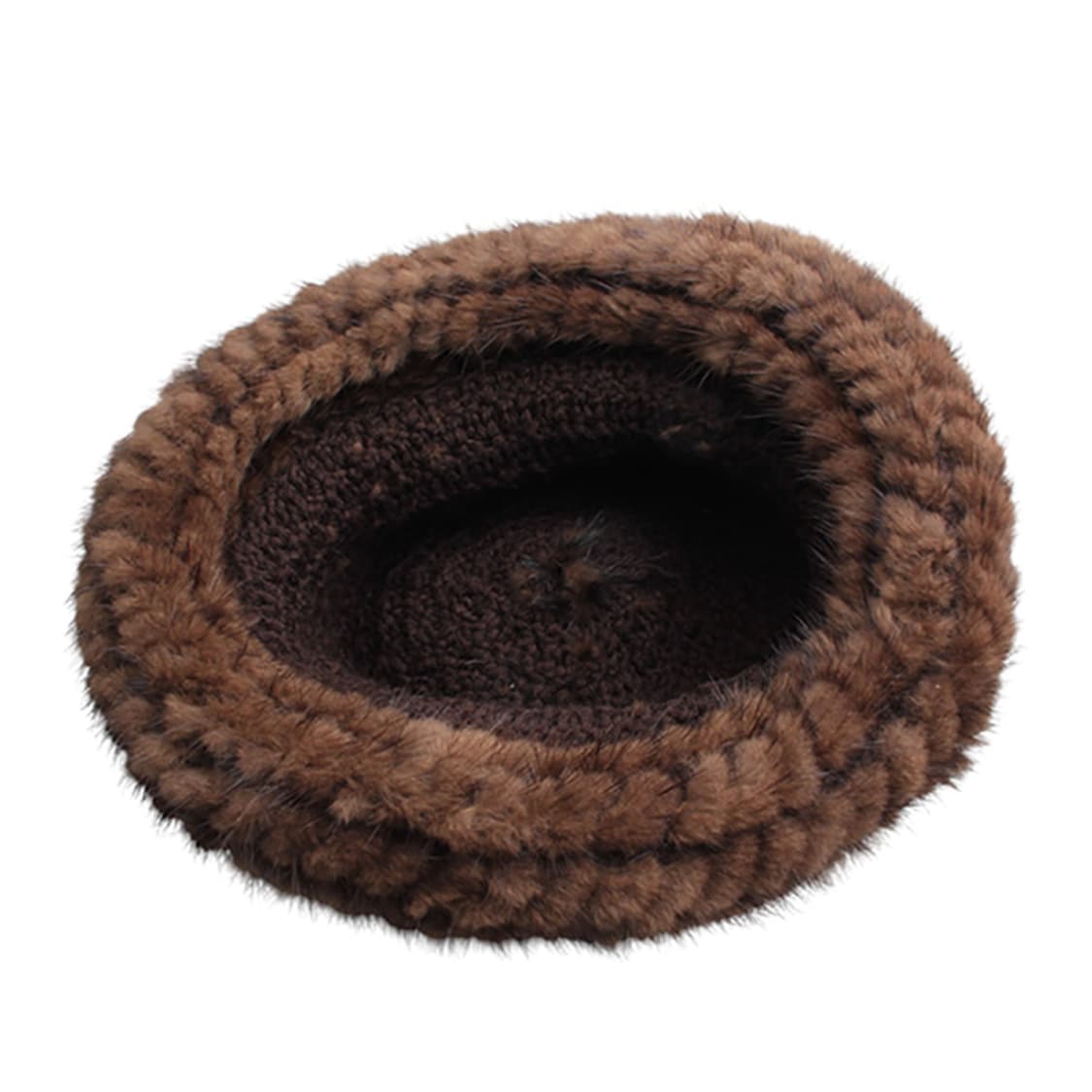 브라운톤 니팅 밍크 모자 상품이미지3