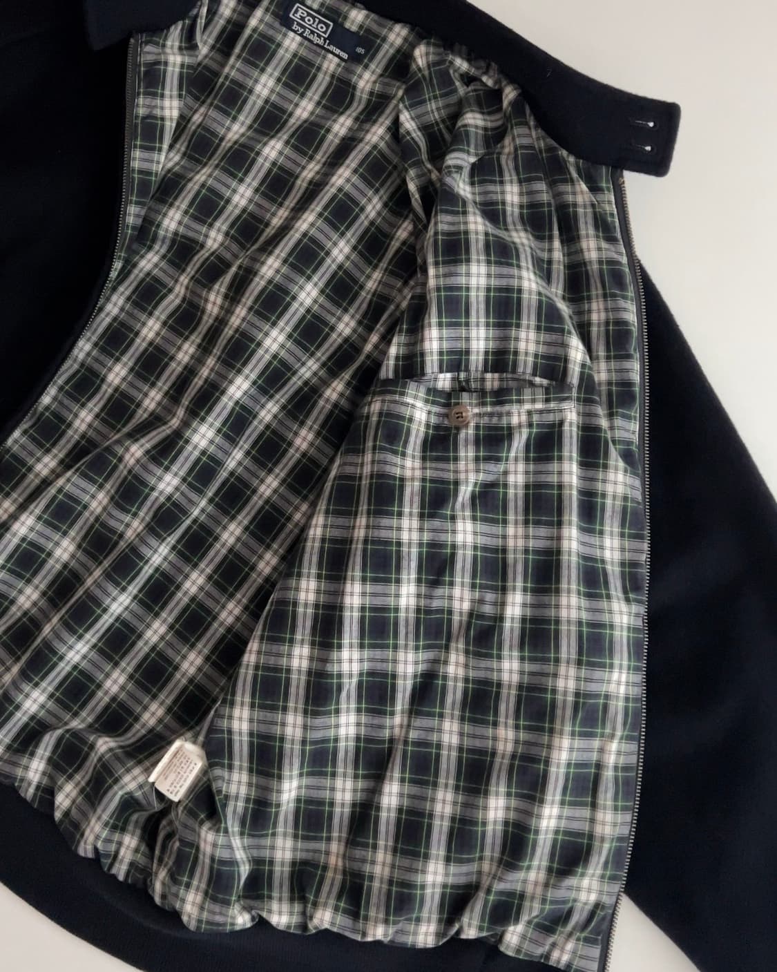 폴로 랄프로렌 90s 울 해링턴 자켓 105 상품이미지5