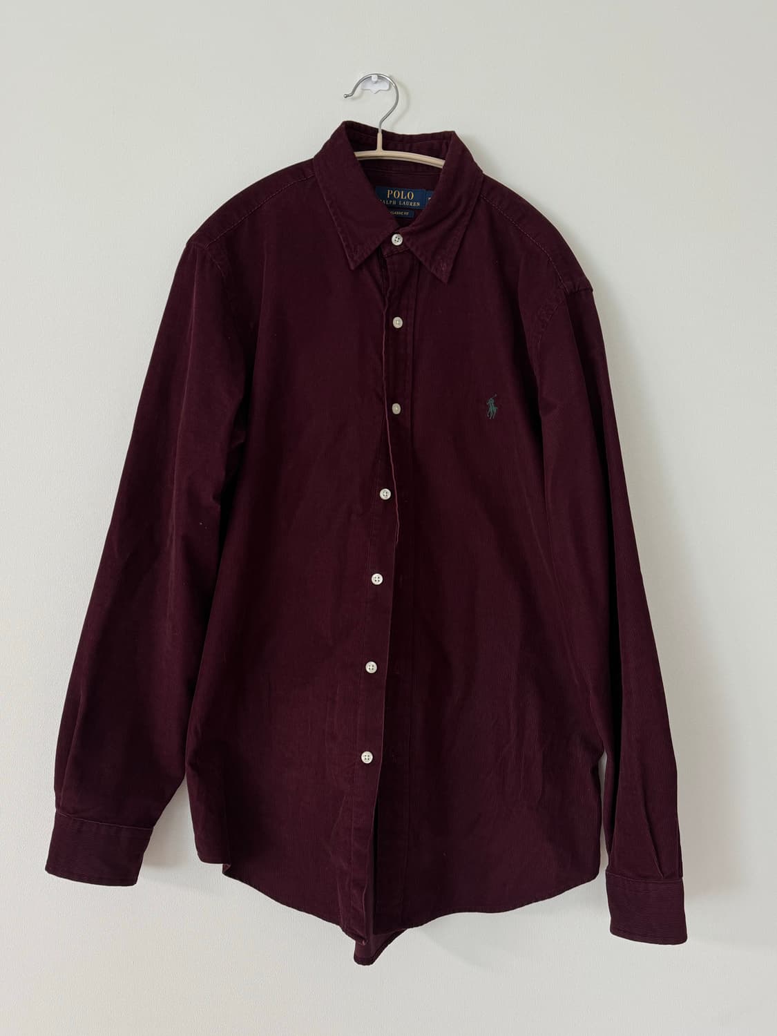 폴로 클래식핏 가먼트 다이 옥스포드 셔츠 상품이미지2