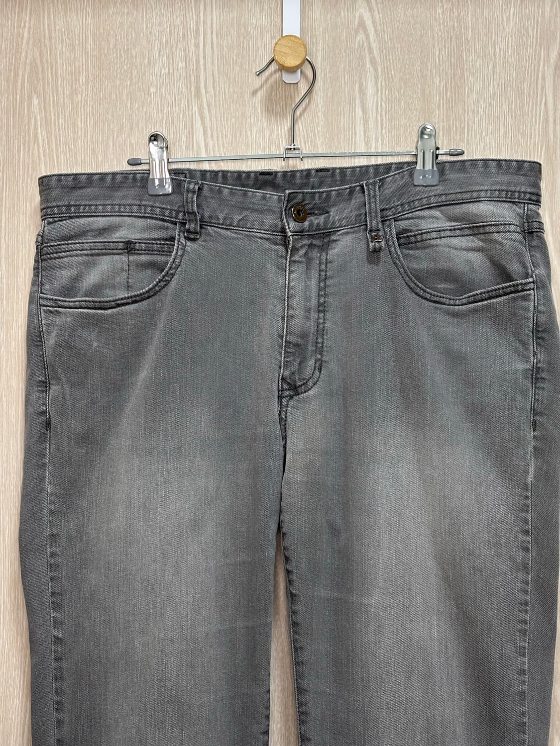 알레그리 데님팬츠90/35"/그레이 상품이미지3