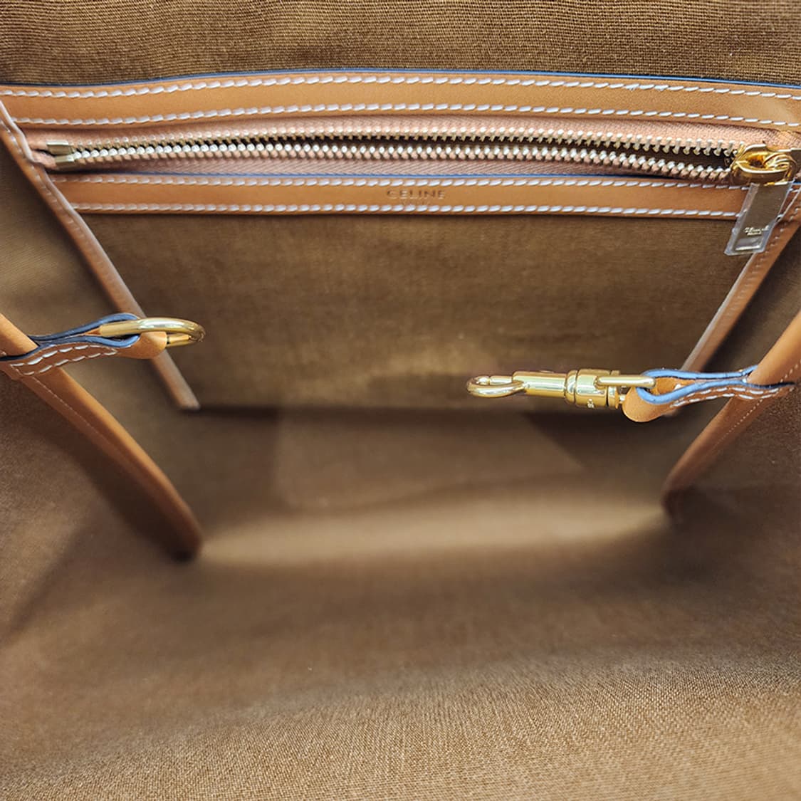 셀린느 123832O90.03MI 미디엄 플랫 쇼퍼 26ss 상품이미지7