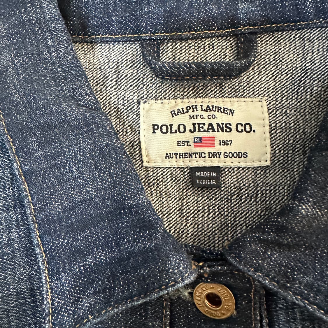 POLO JEANS woman denim trucker jacket 상품이미지3