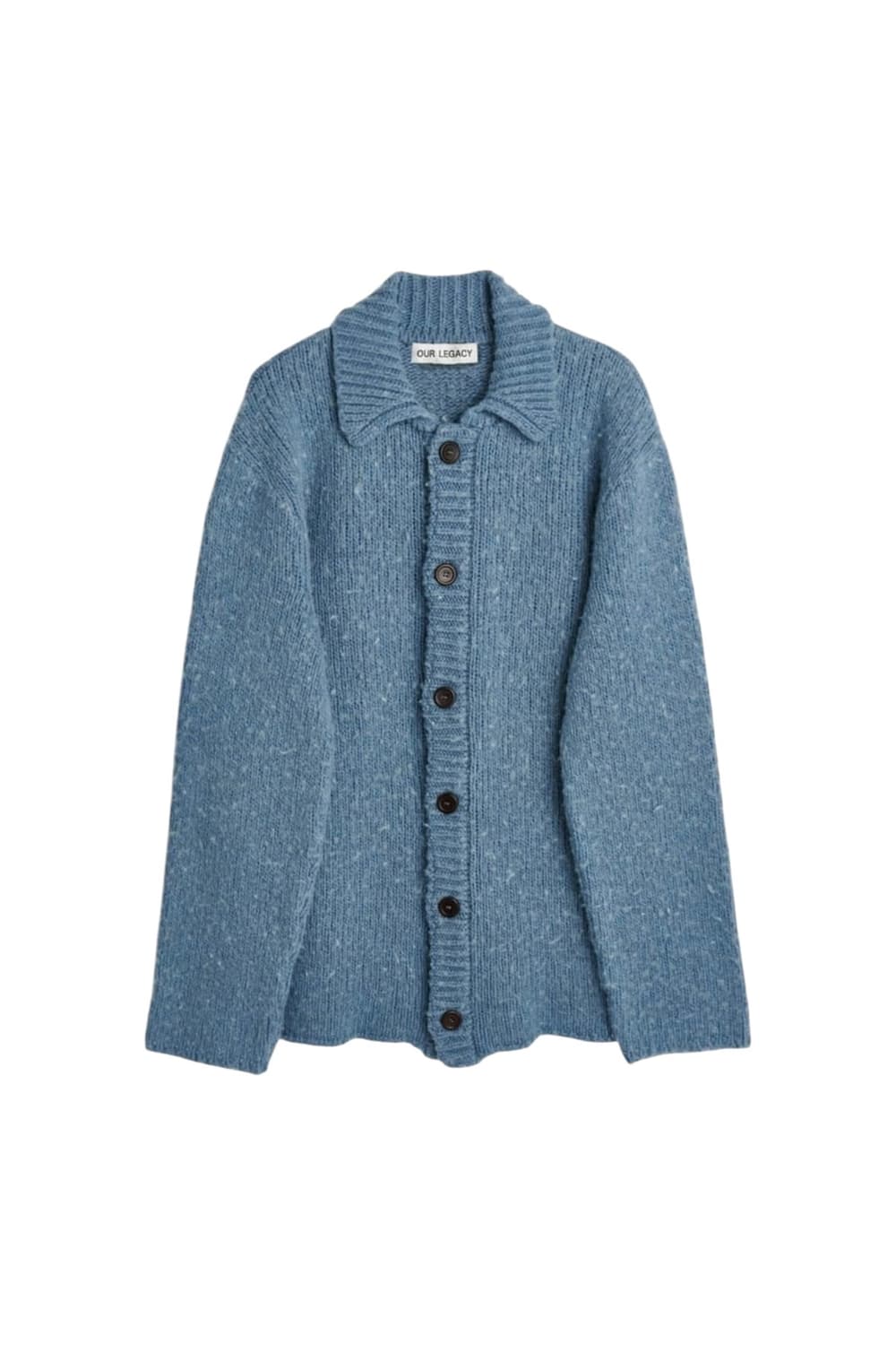 아워레가시 빅 부클 가디건 펑키 아크릴 블루 상품이미지1