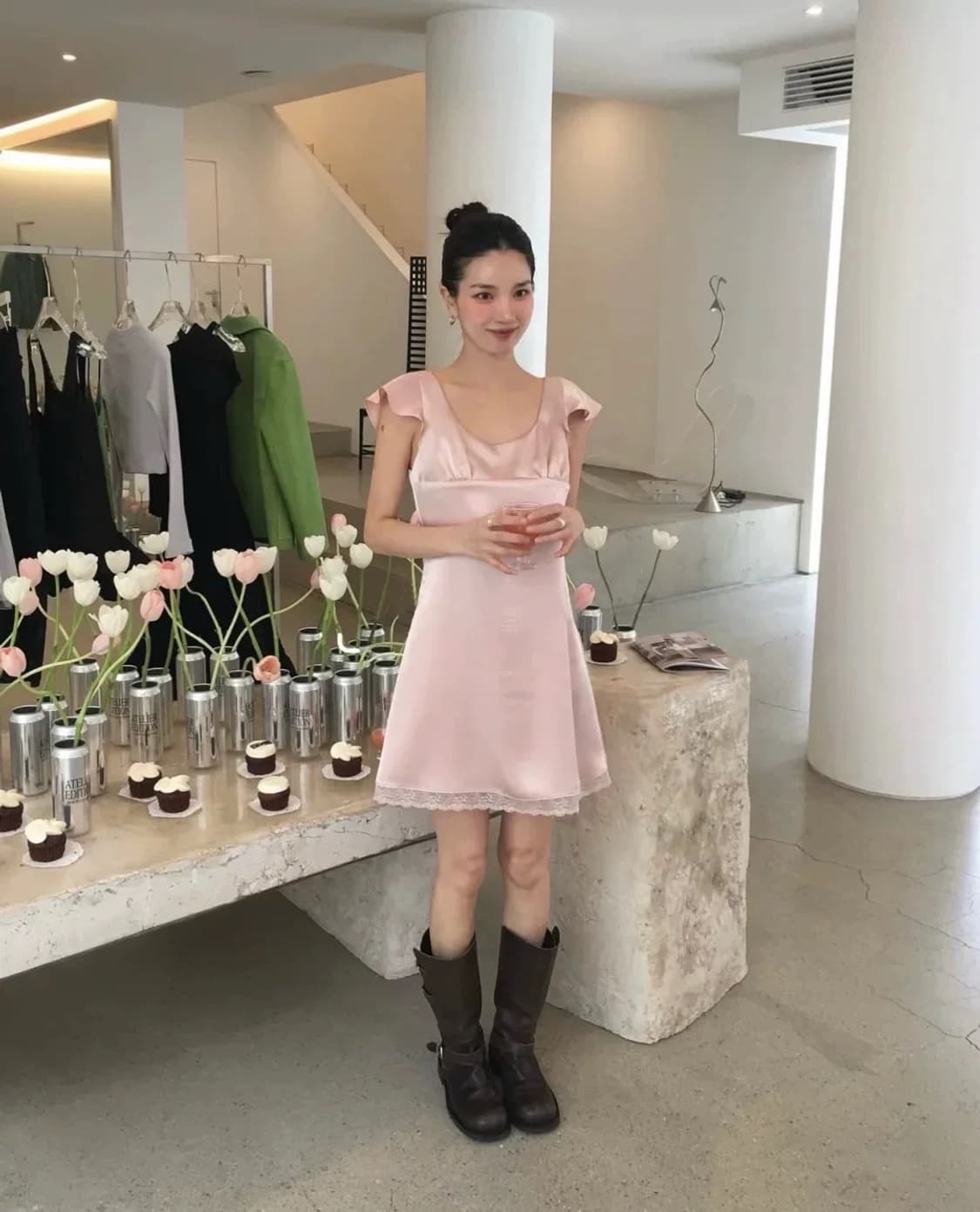 (1) 아뜰리에에디션 레이스 슬립 원피스 상품이미지2