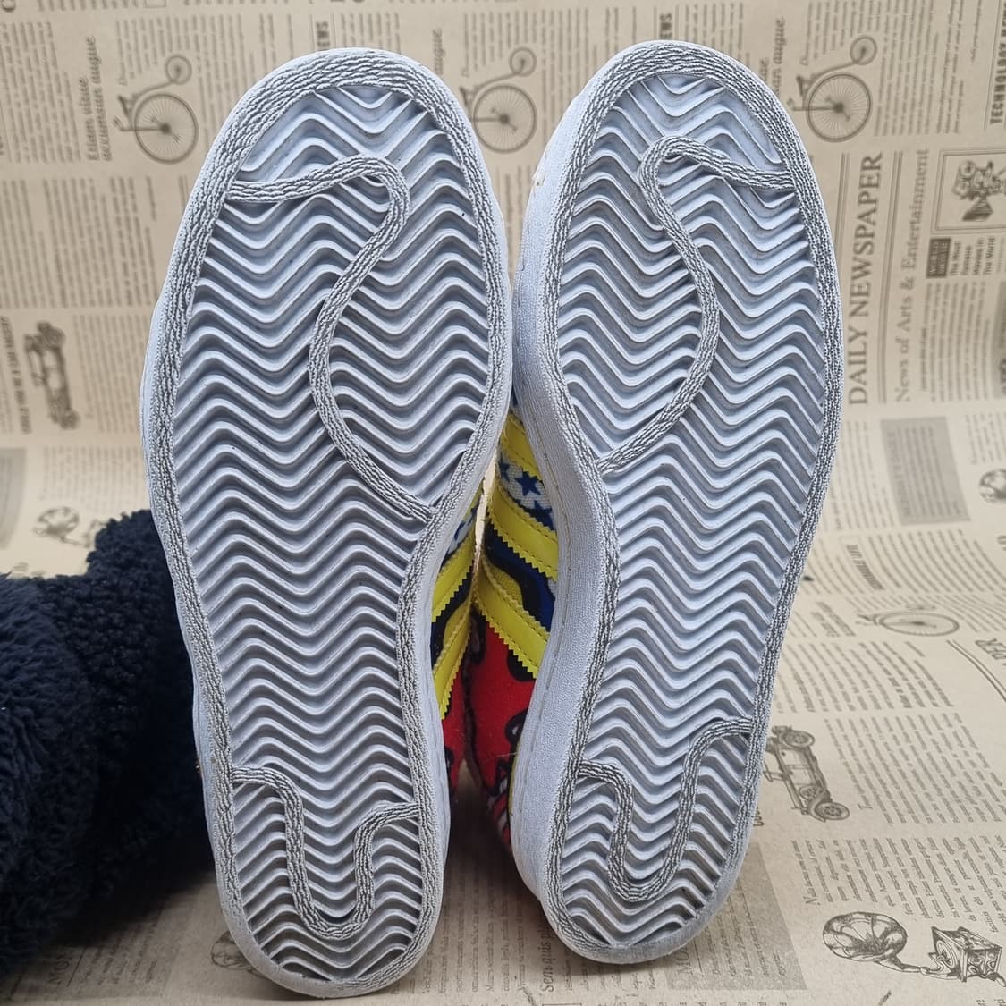 아디다스 슈퍼스타업 키높이하이탑245 굽5  상품이미지3