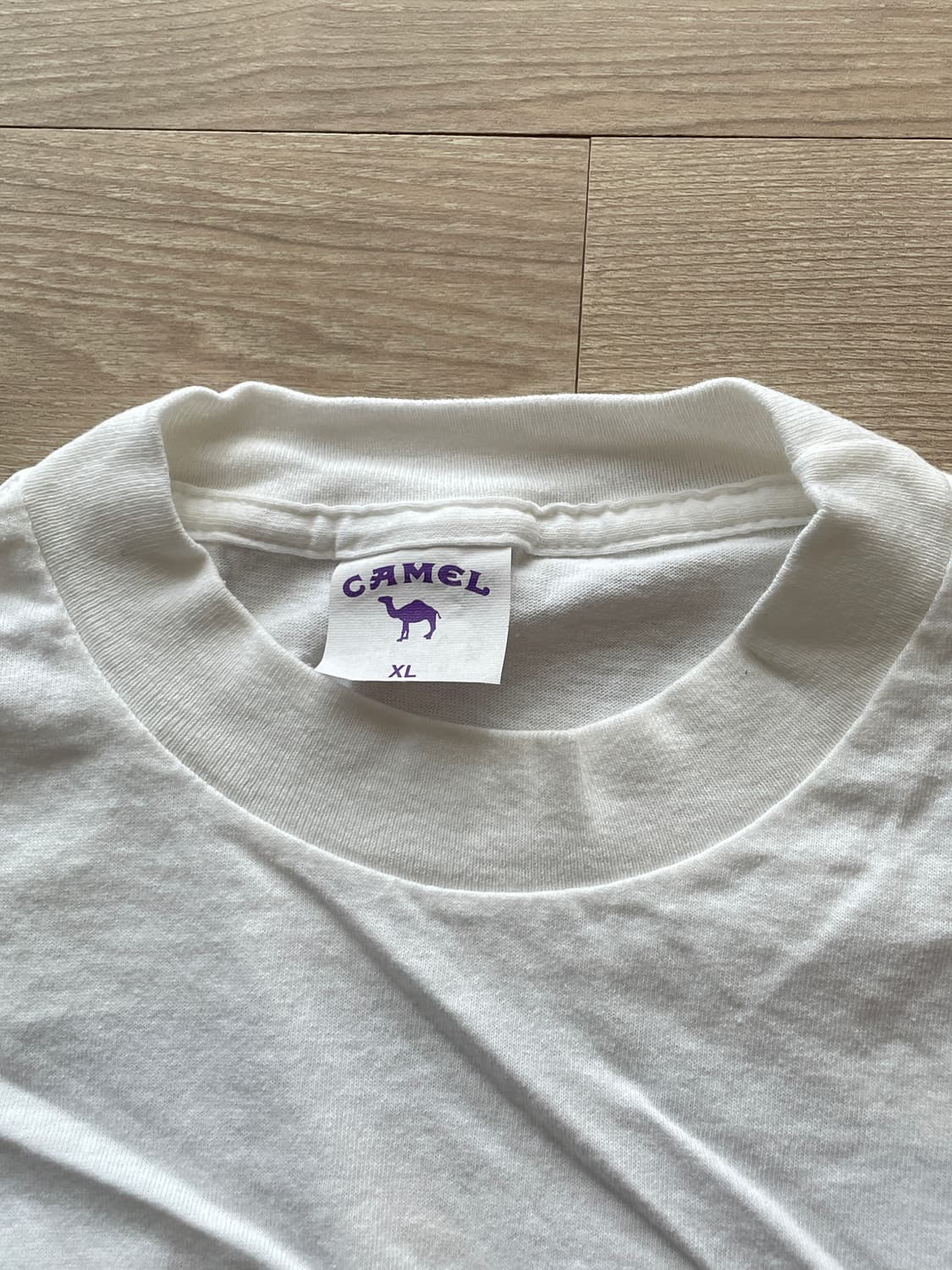 90s 카멜 프로모 빈티지 포켓 티셔츠 상품이미지3