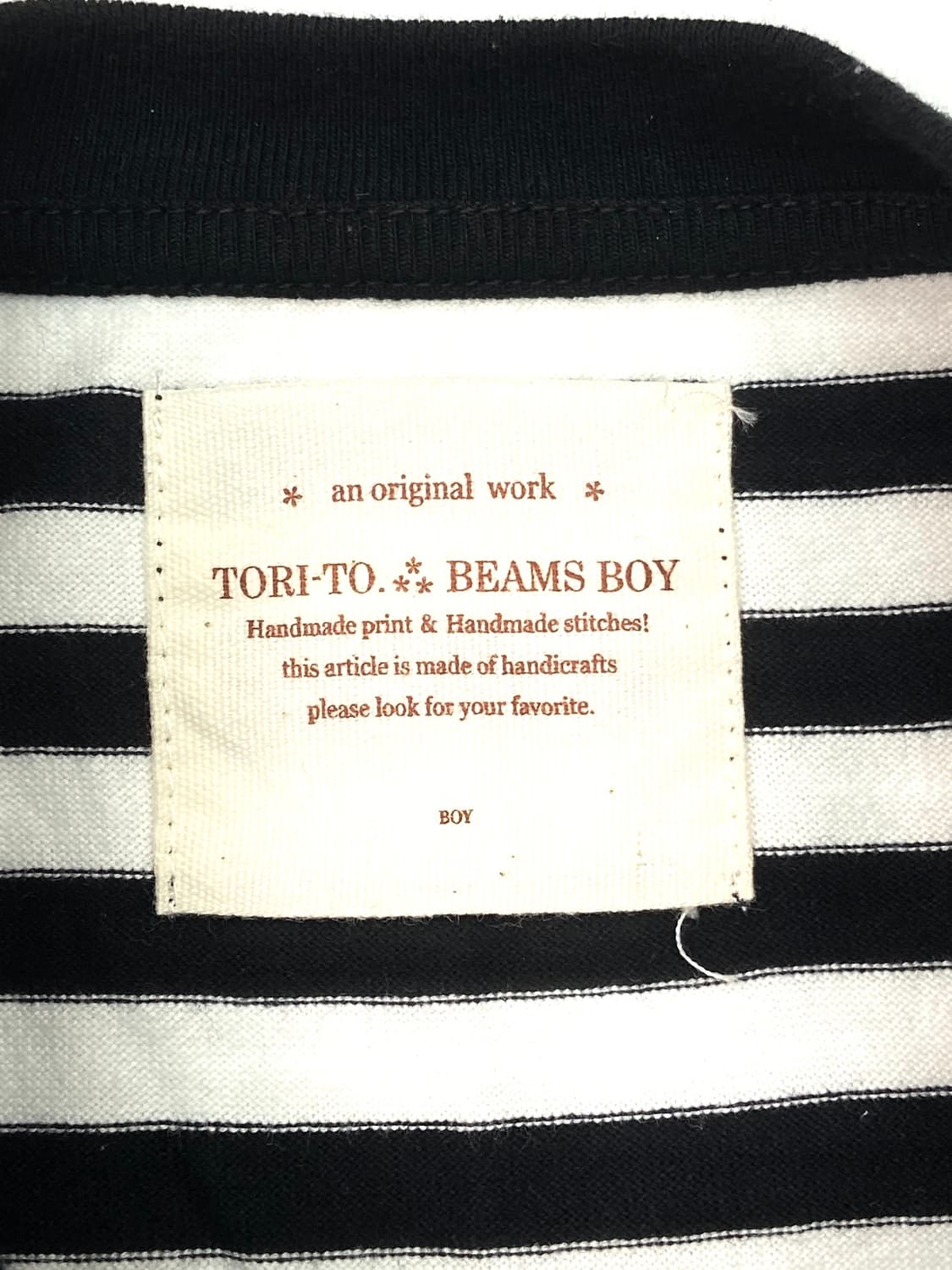 Beams x Tori-to tee 상품이미지6