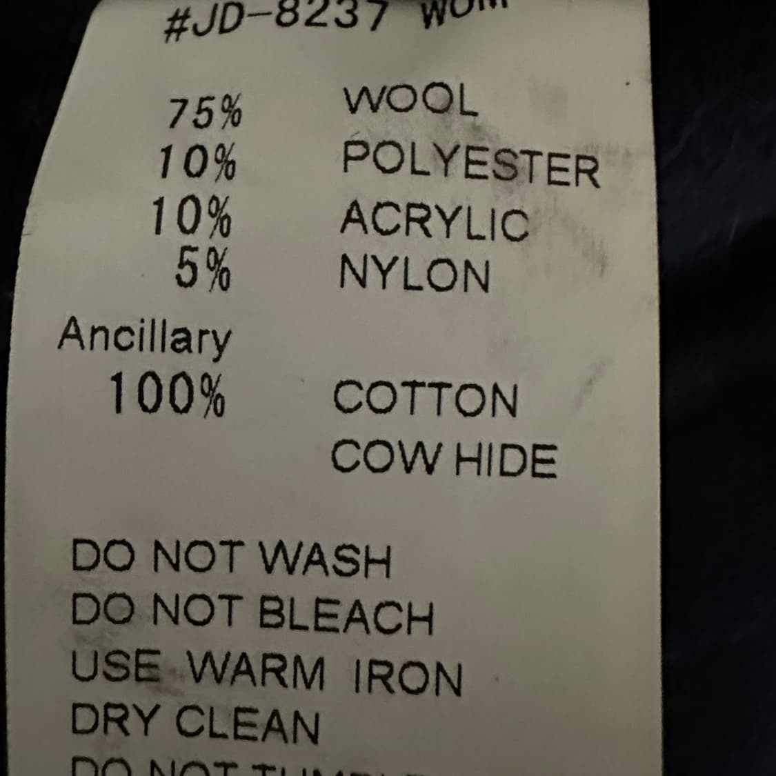 DANTON japan made wool coat navy 상품이미지6