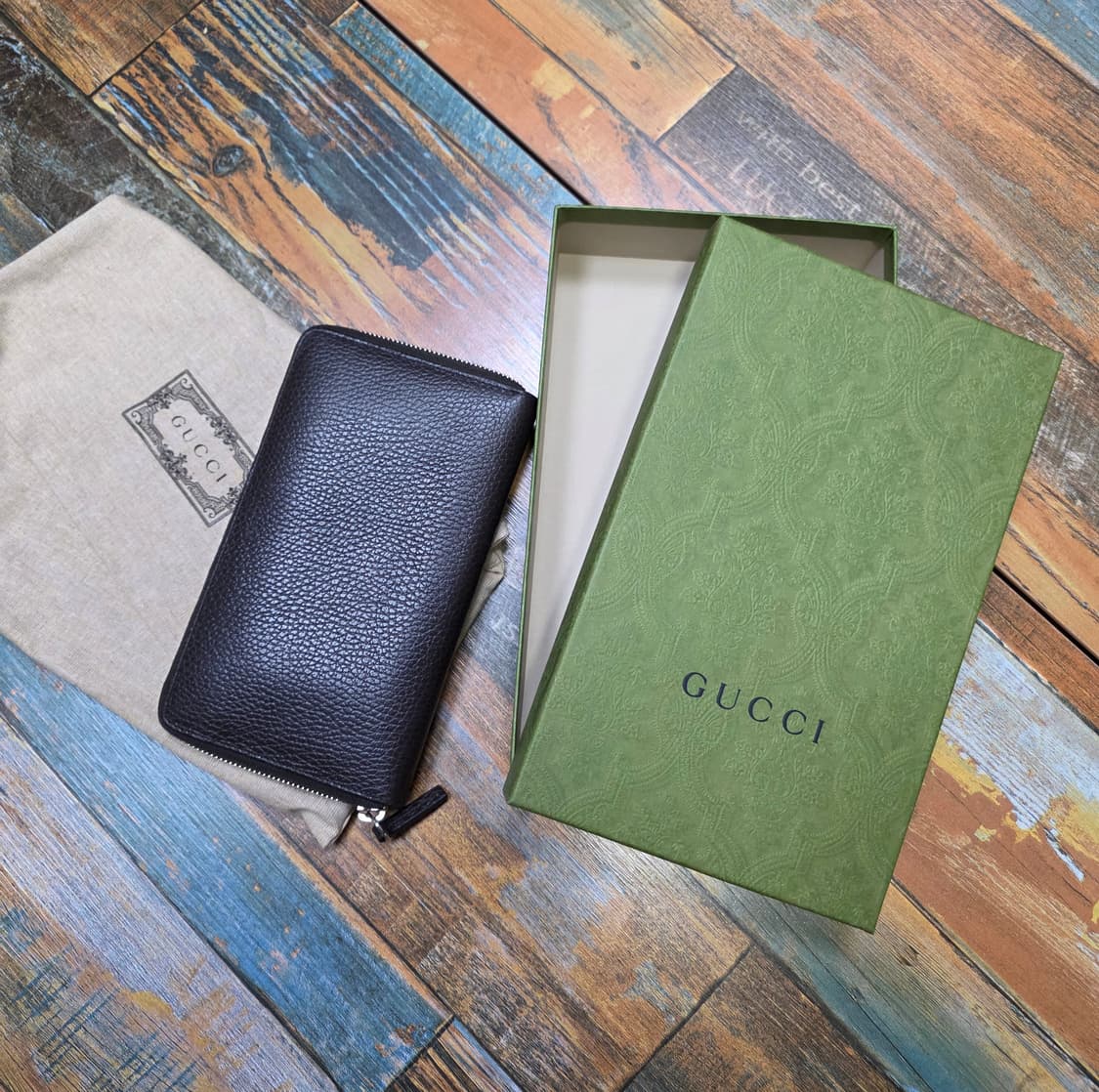 구찌 지퍼 장지갑 / GUCCI / 다크브라운 상품이미지1