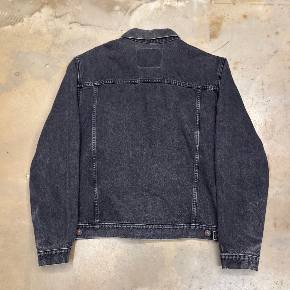 100 90‘s 리바이스 70506 흑청 자켓 상품이미지3