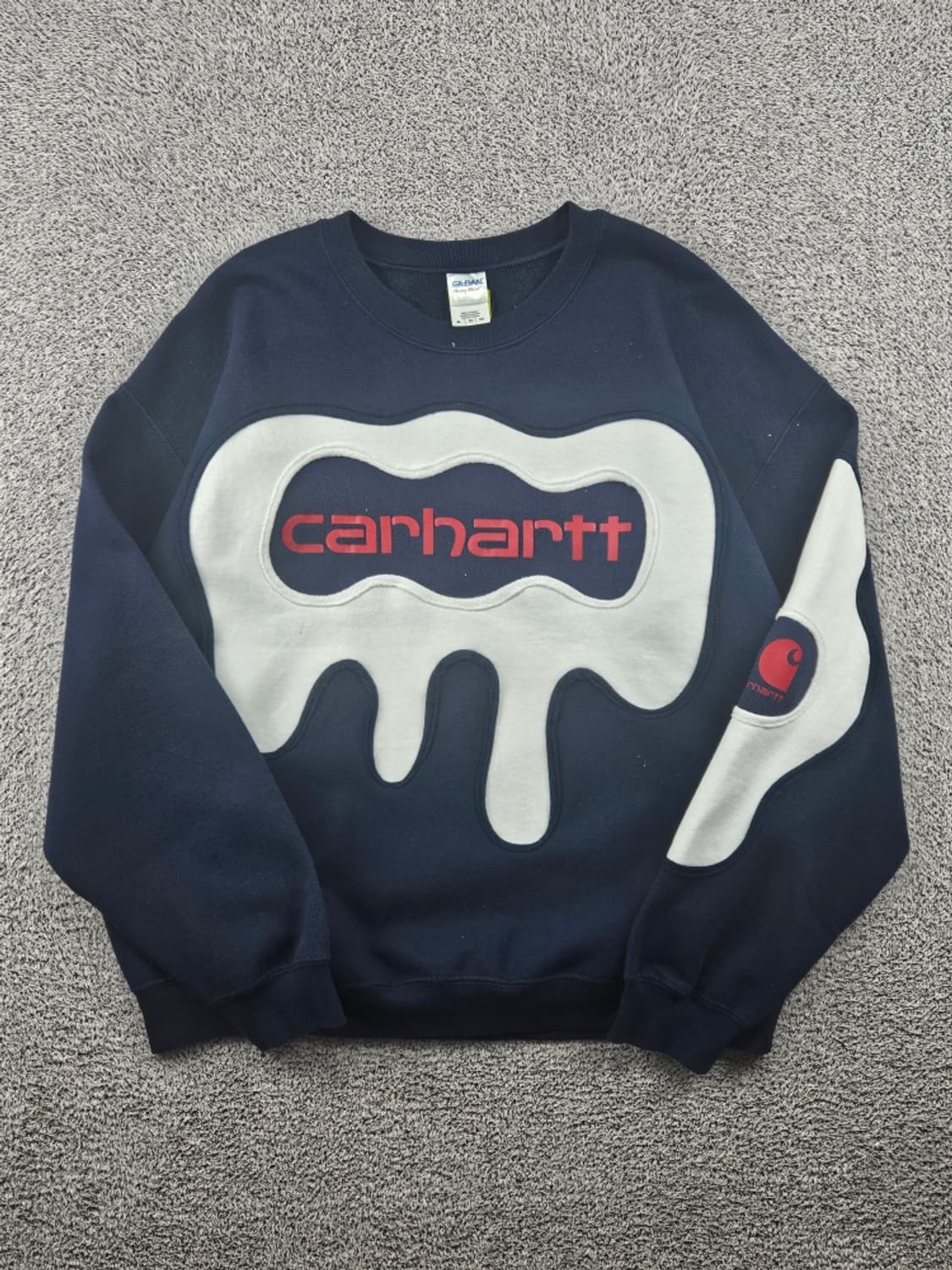 칼하트X길단 아플리케 커스텀 맨투맨 스웻셔츠 ( XL ) / 11540 상품이미지3