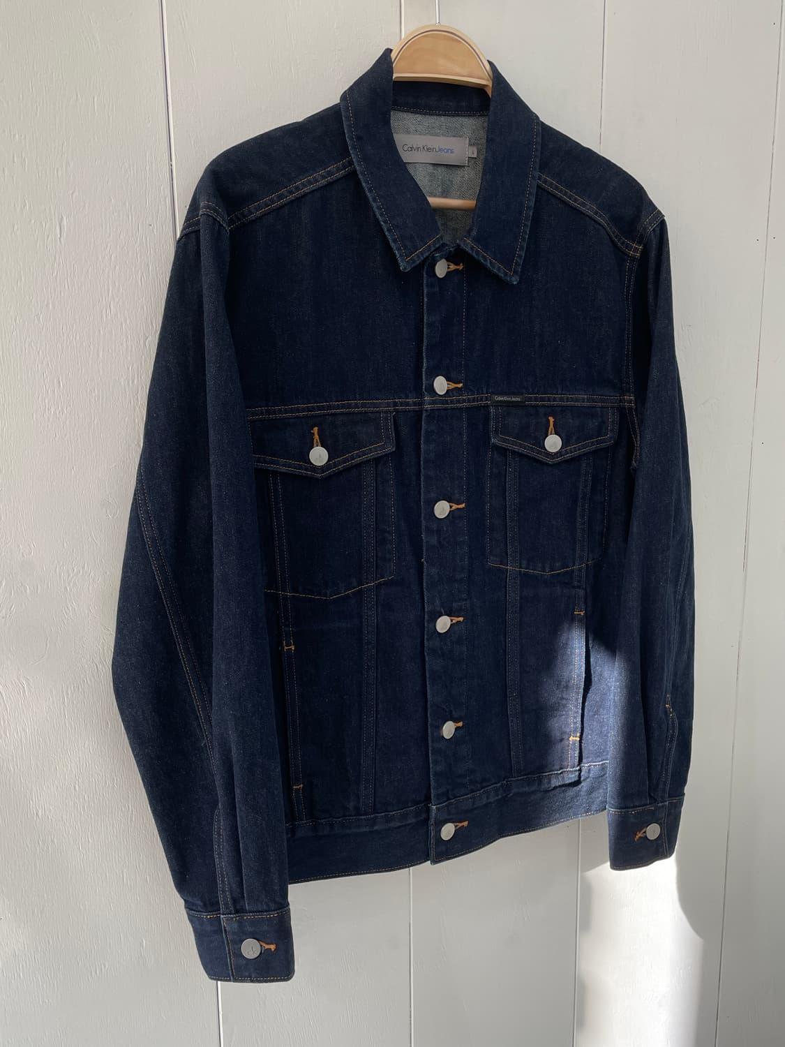 캘빈클라인 진 트러커 데님 자켓 생지 인디고 상품이미지4