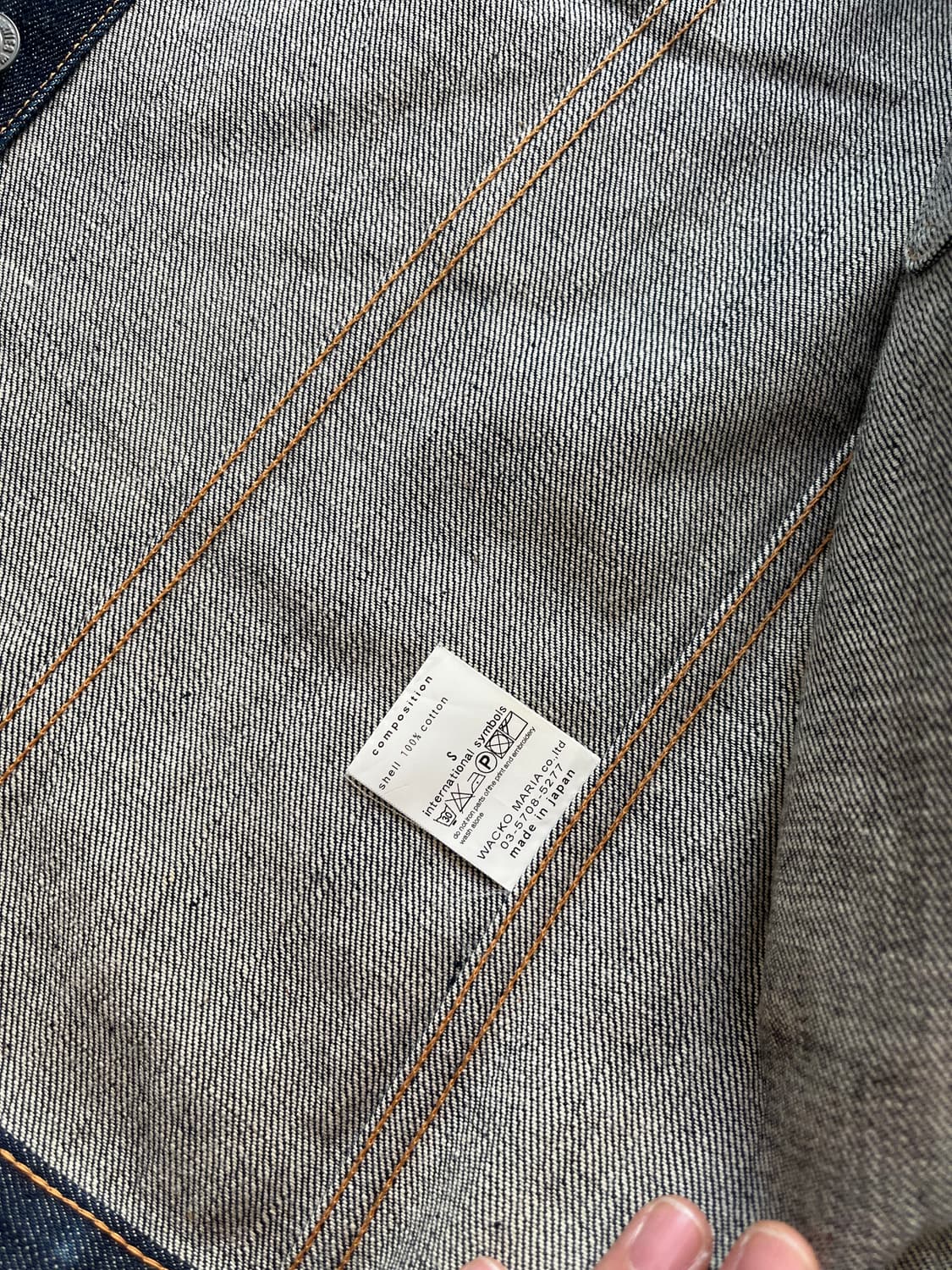 와코마리아 데님 트러커자켓 상품이미지8