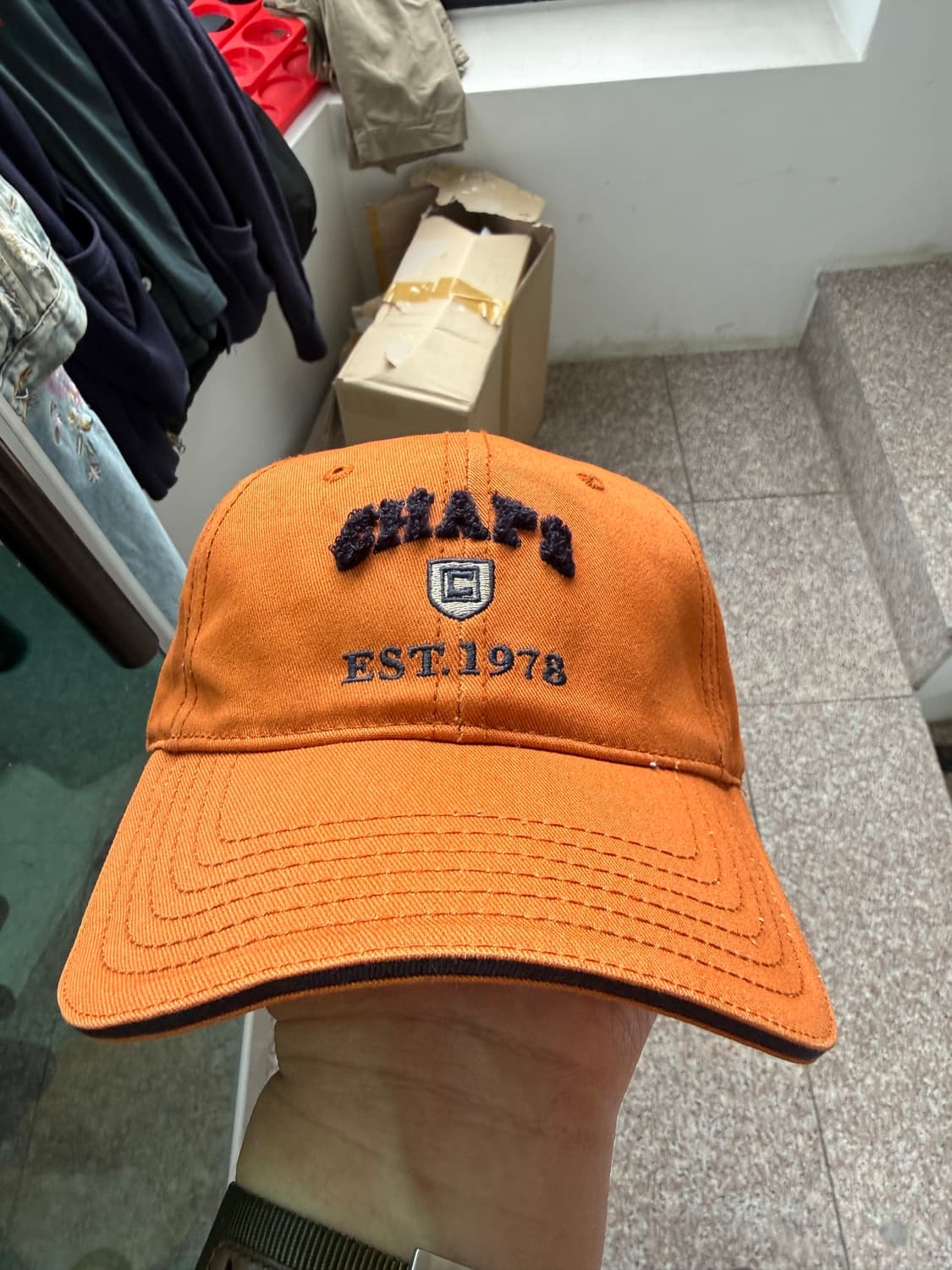 CHAPS EST.1978 오렌지색 볼캡 os 상품이미지1