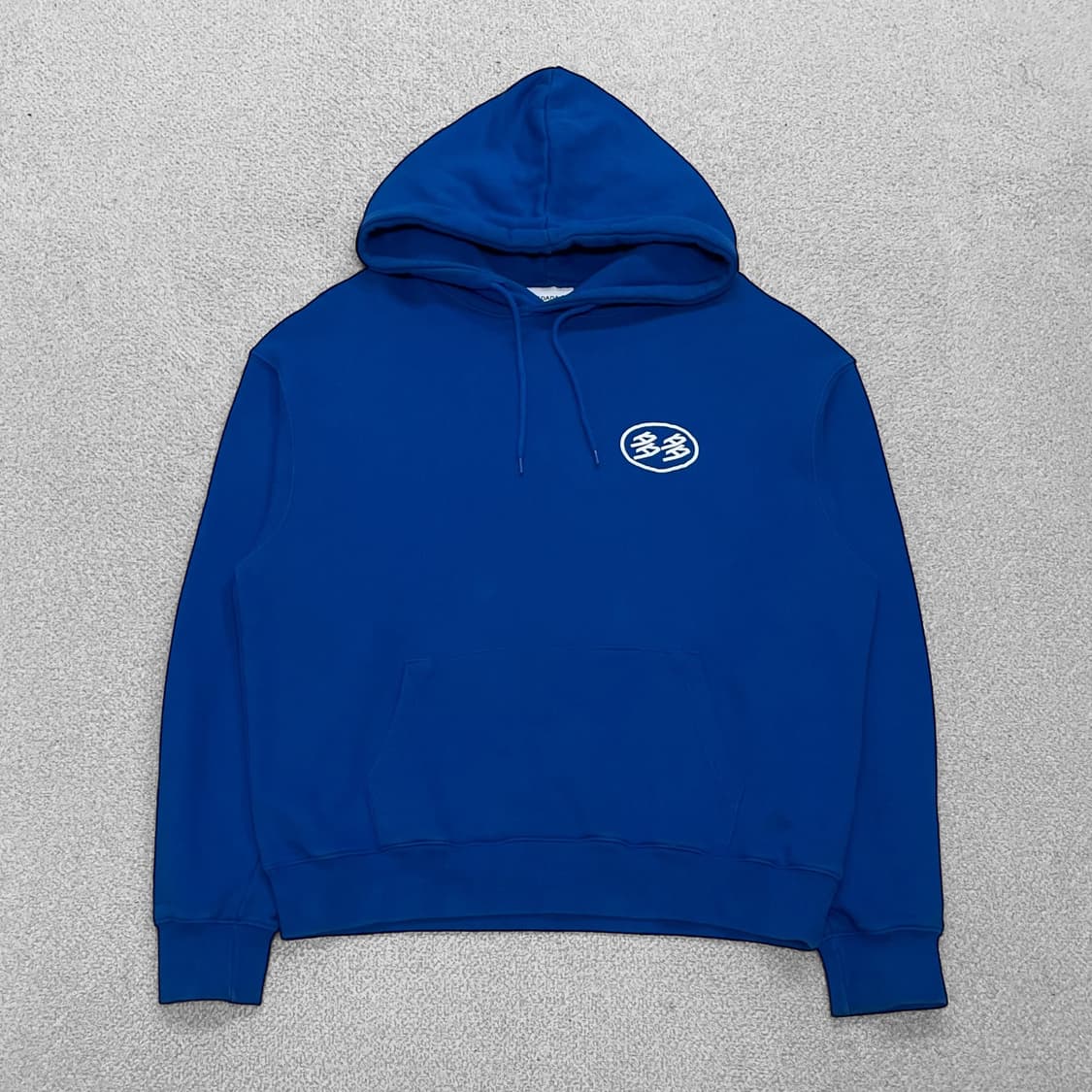 다다이즘 서비스 로고 후드티 블루 상품이미지1