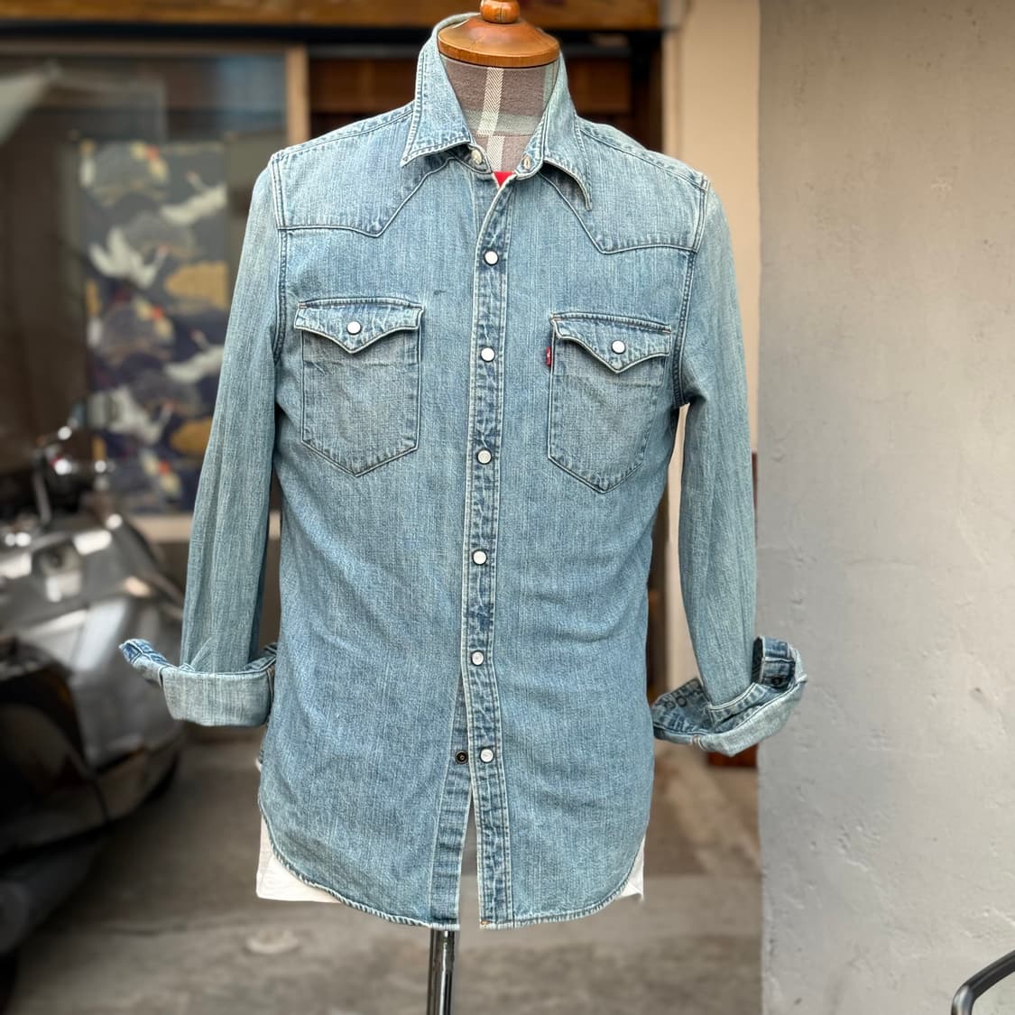 리바이스 데님 웨스턴 셔츠 S 상품이미지7
