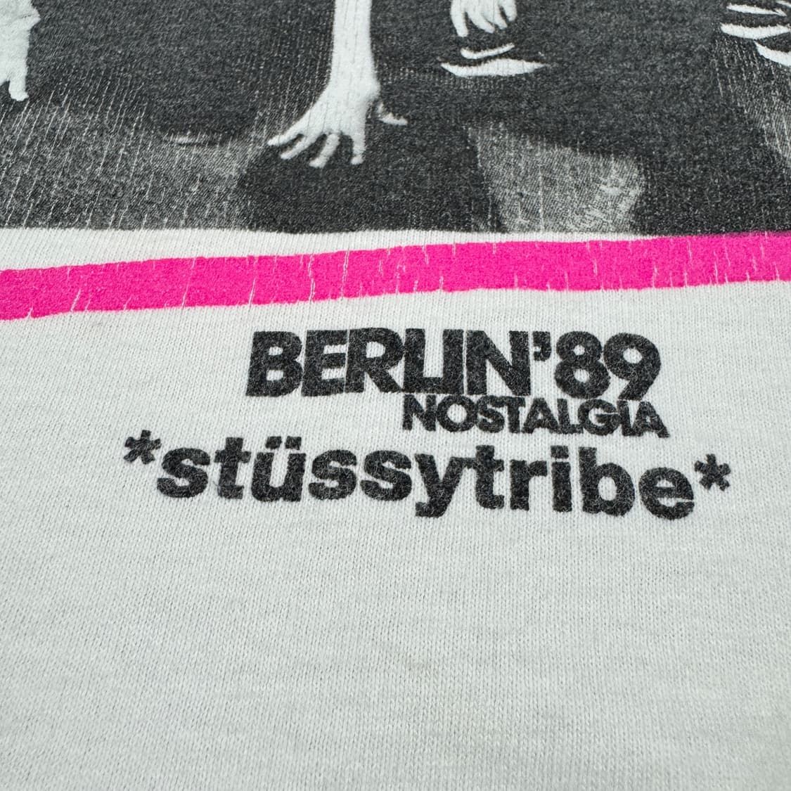 빈티지 90s 스투시 티셔츠 Stussy Tribe Berlin 89 상품이미지5