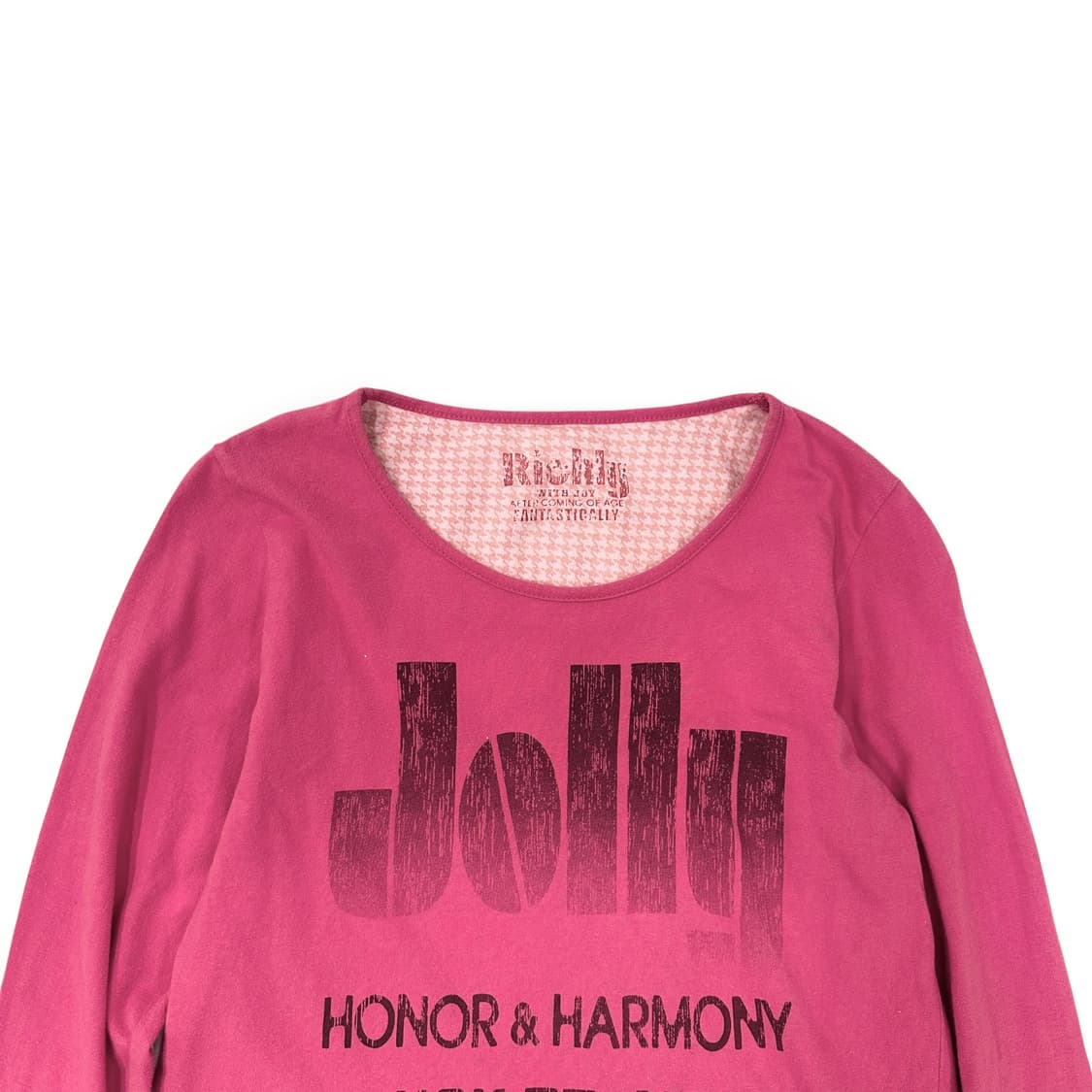 Jolly Grunge Printing Pink Top 상품이미지3