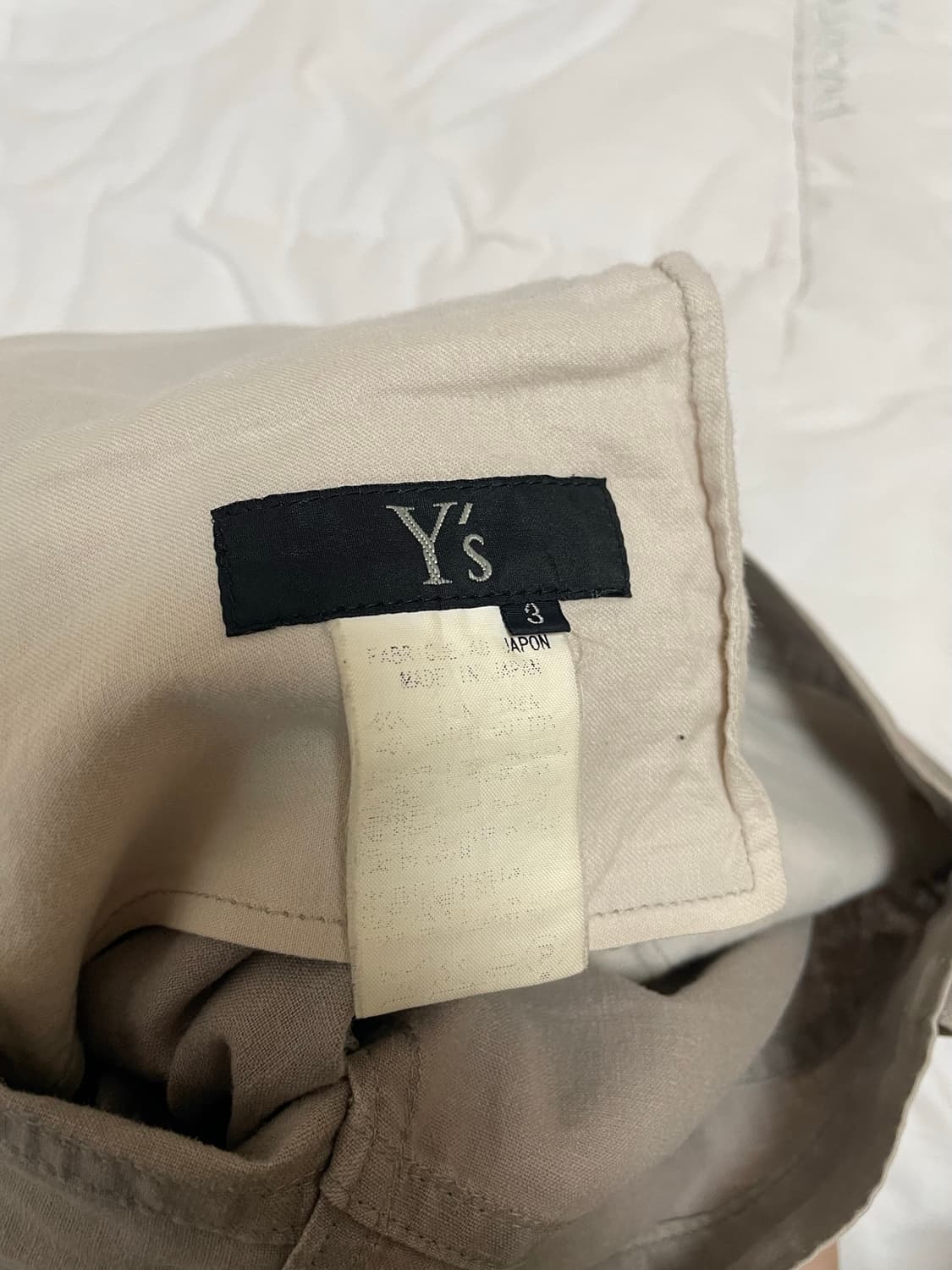 요지야마모토 y's 유화팬츠 상품이미지4
