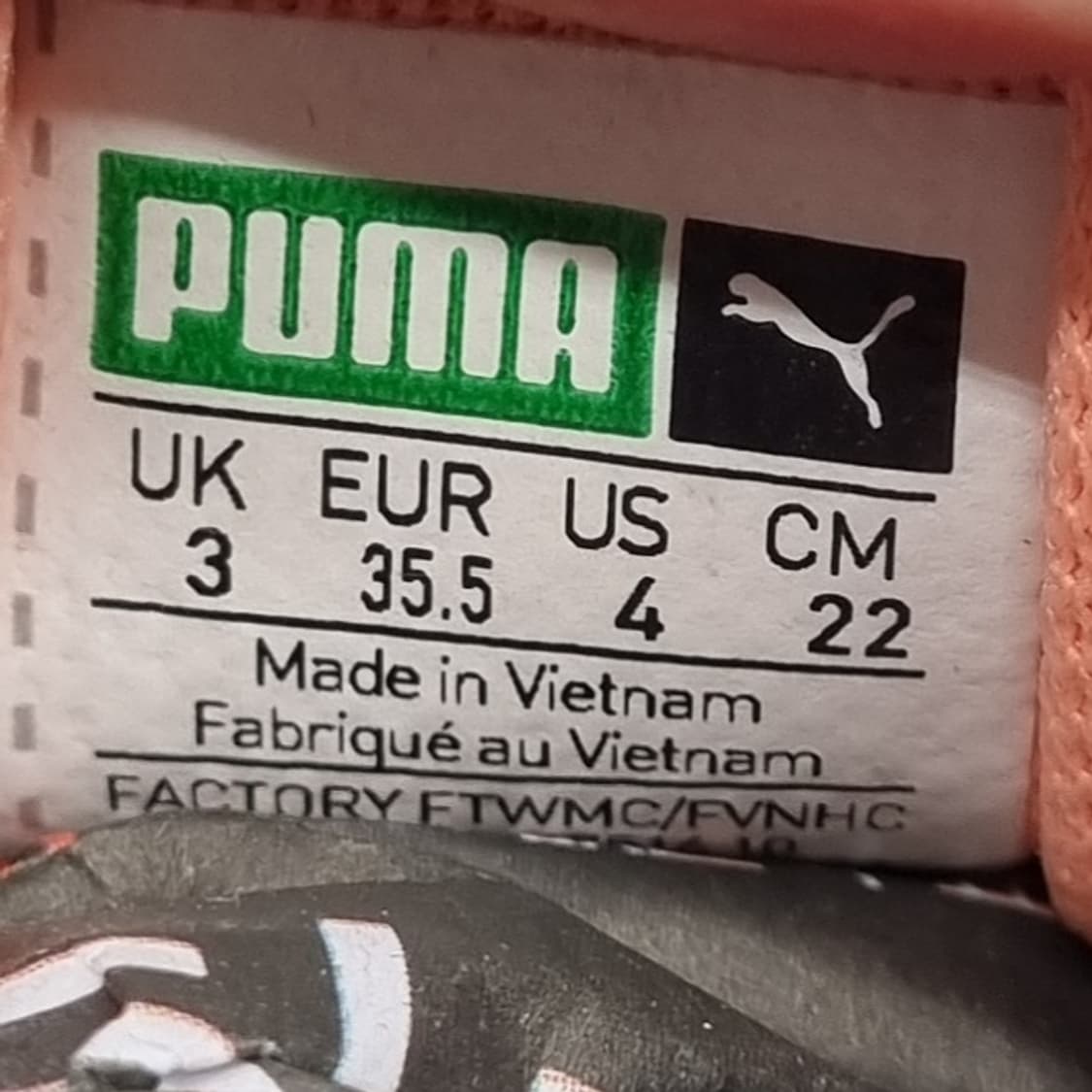 푸마 썬더스펙트라 바이올렛 운동화 220 상품이미지6