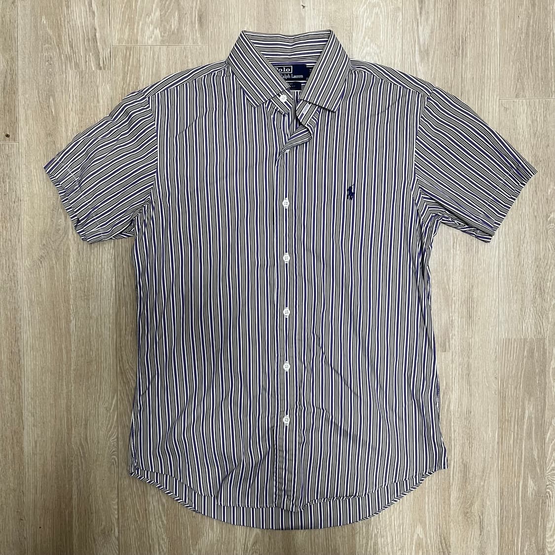 폴로 남성 반팔 체크셔츠 41-84 상품이미지1