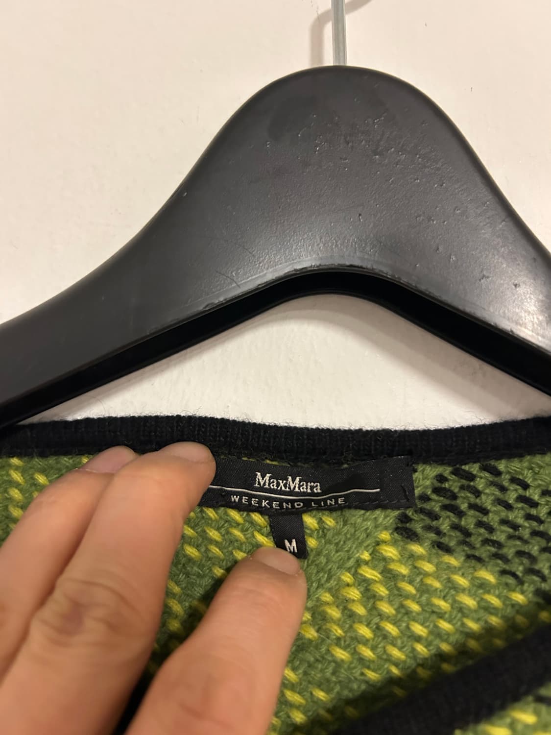 막스마라 위켄드 울·앙고라·캐시미어 컬러 블록 니트 탑 M(W) 상품이미지3