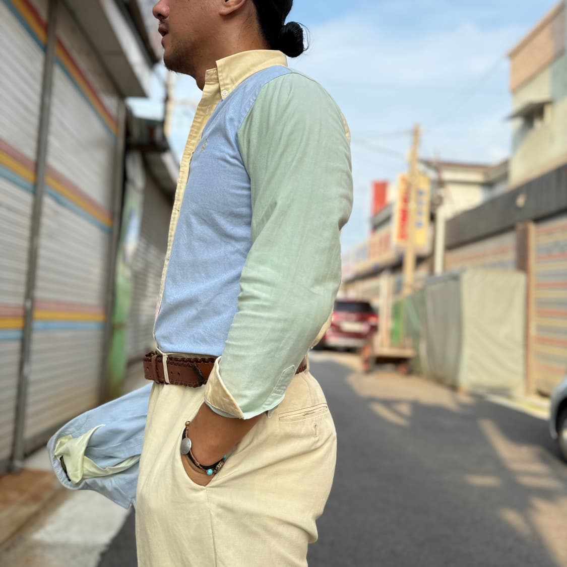 브룩스 브라더스 수피마 코튼 펀셔츠 L 상품이미지9
