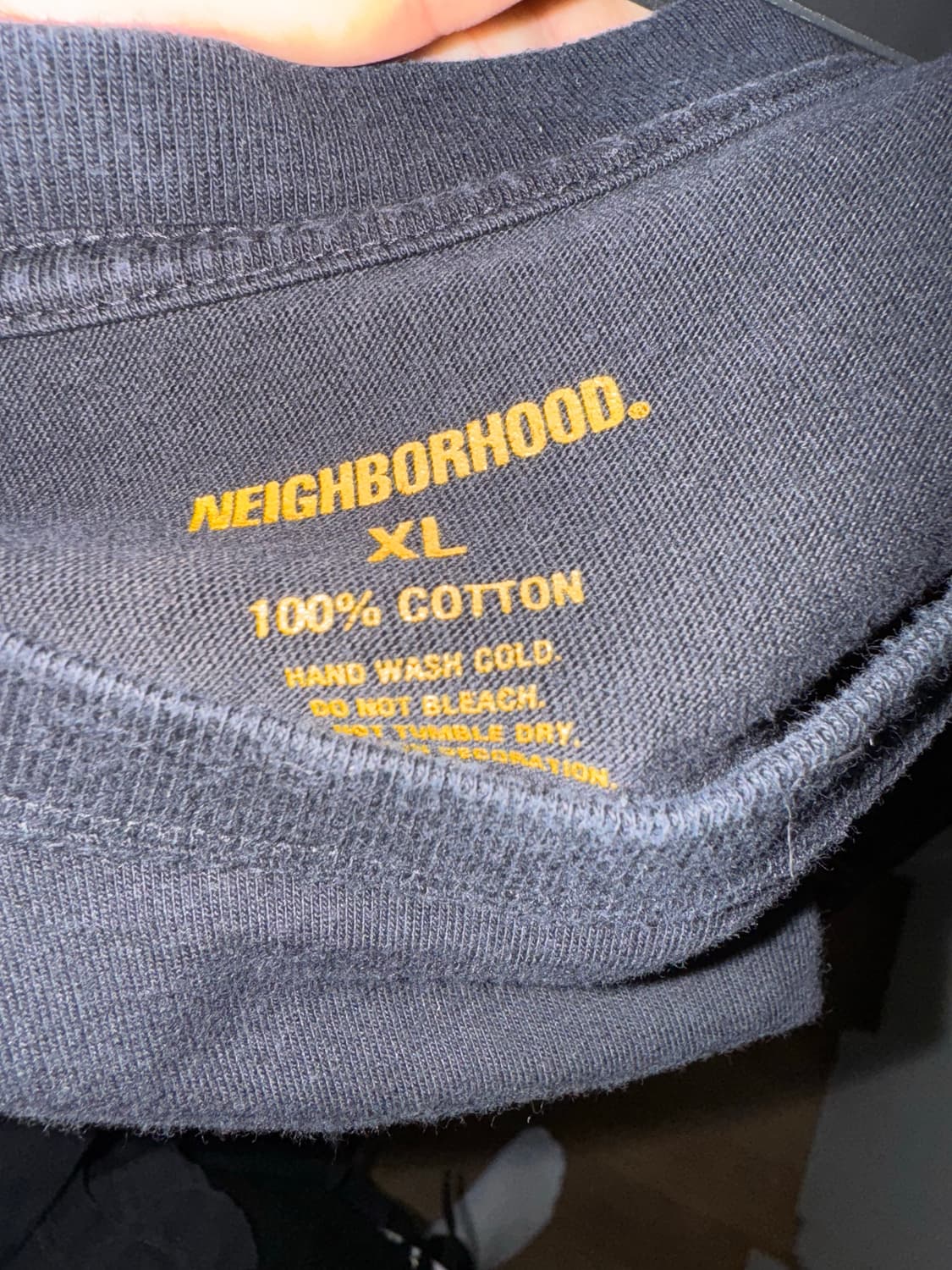 [Neighborhood] 네이버후드 블랙 티셔츠 XL 상품이미지3