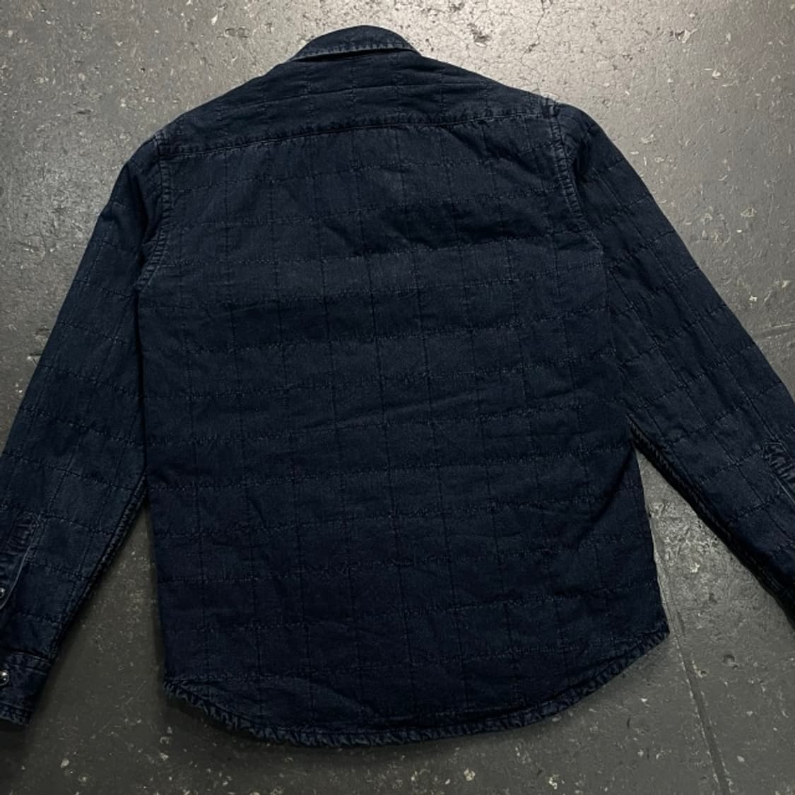 95 시리즈 가먼트 퀄팅 데님셔츠 상품이미지5