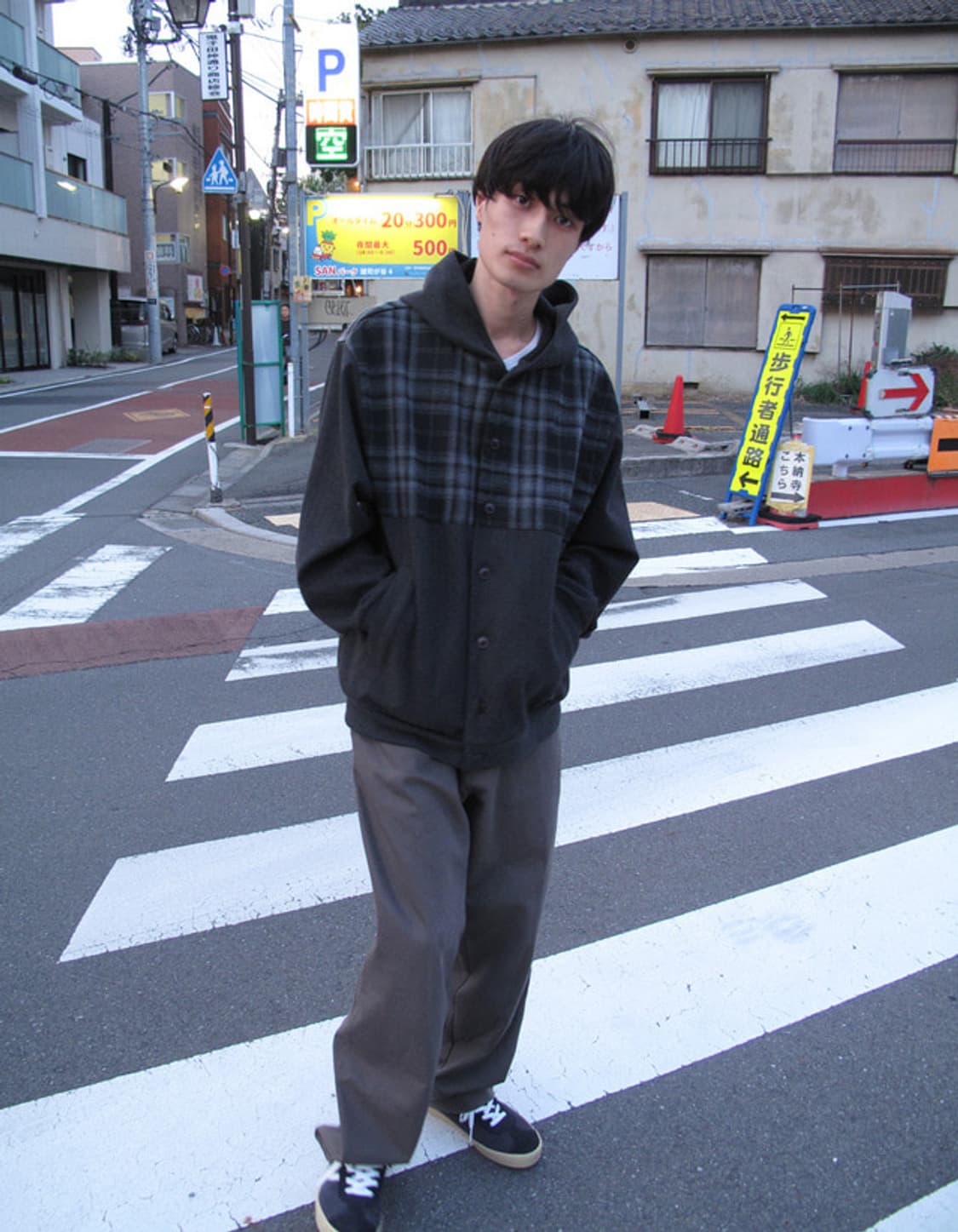 saros check jacket - Charcoal(2) 상품이미지4