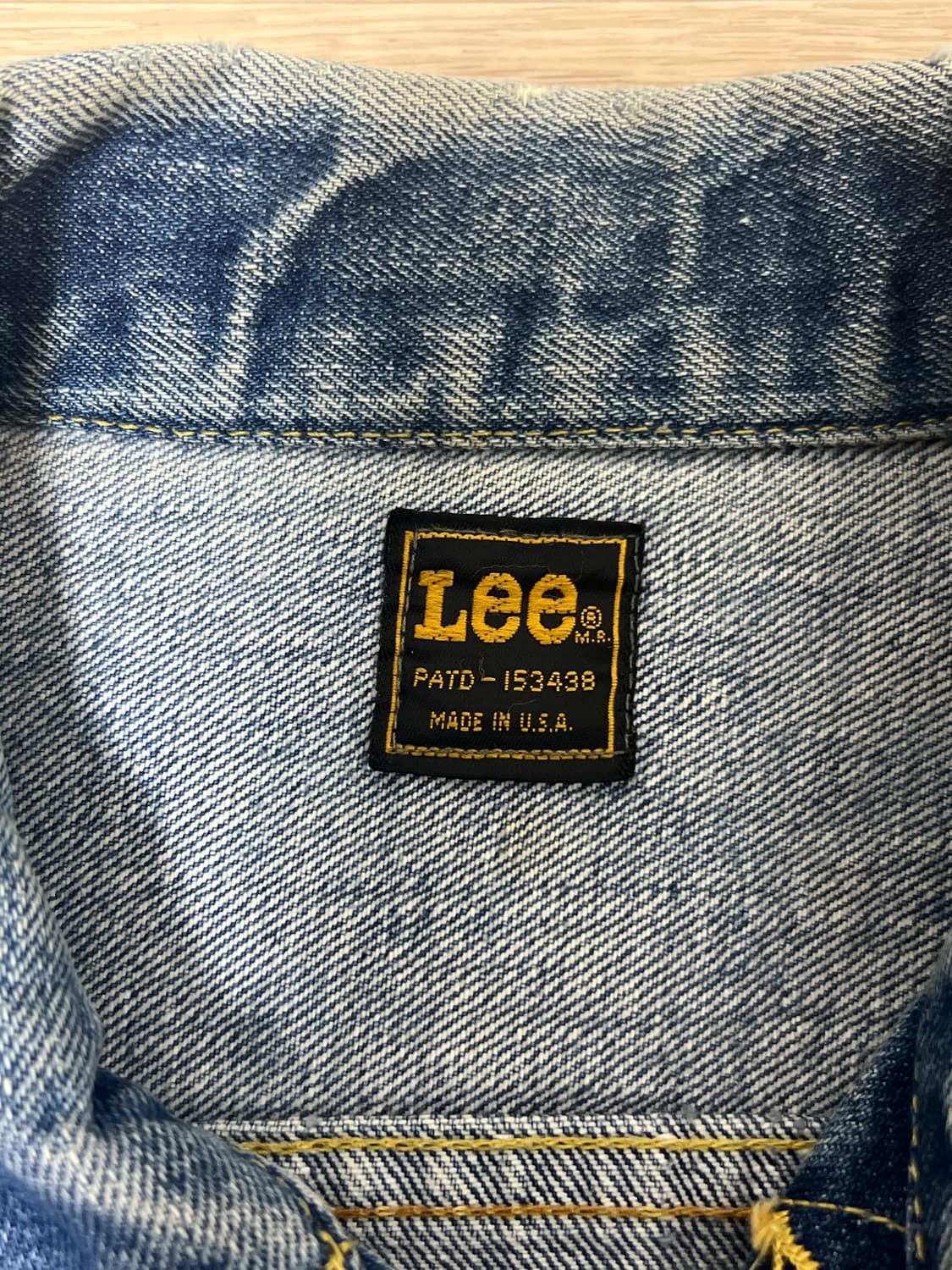 [100] 70's Lee 101-j 오리지널 라이더 데님 트러커 자켓 상품이미지5