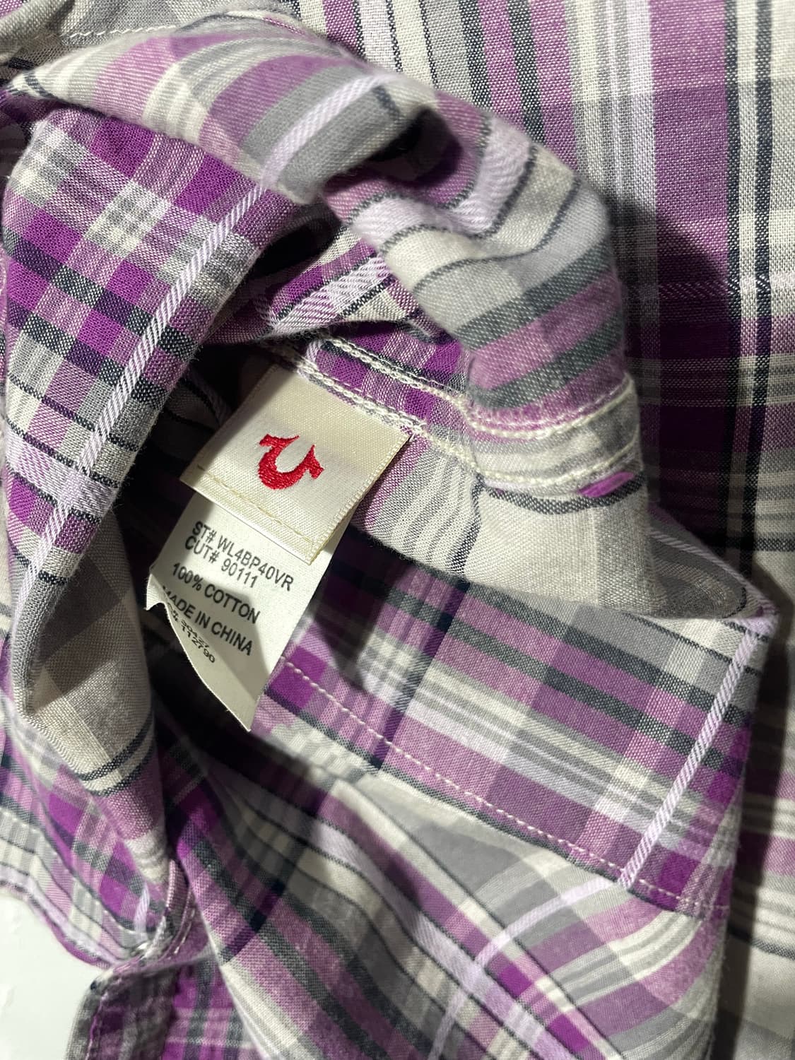 트루릴리전 웨스턴 체크셔츠 상품이미지7