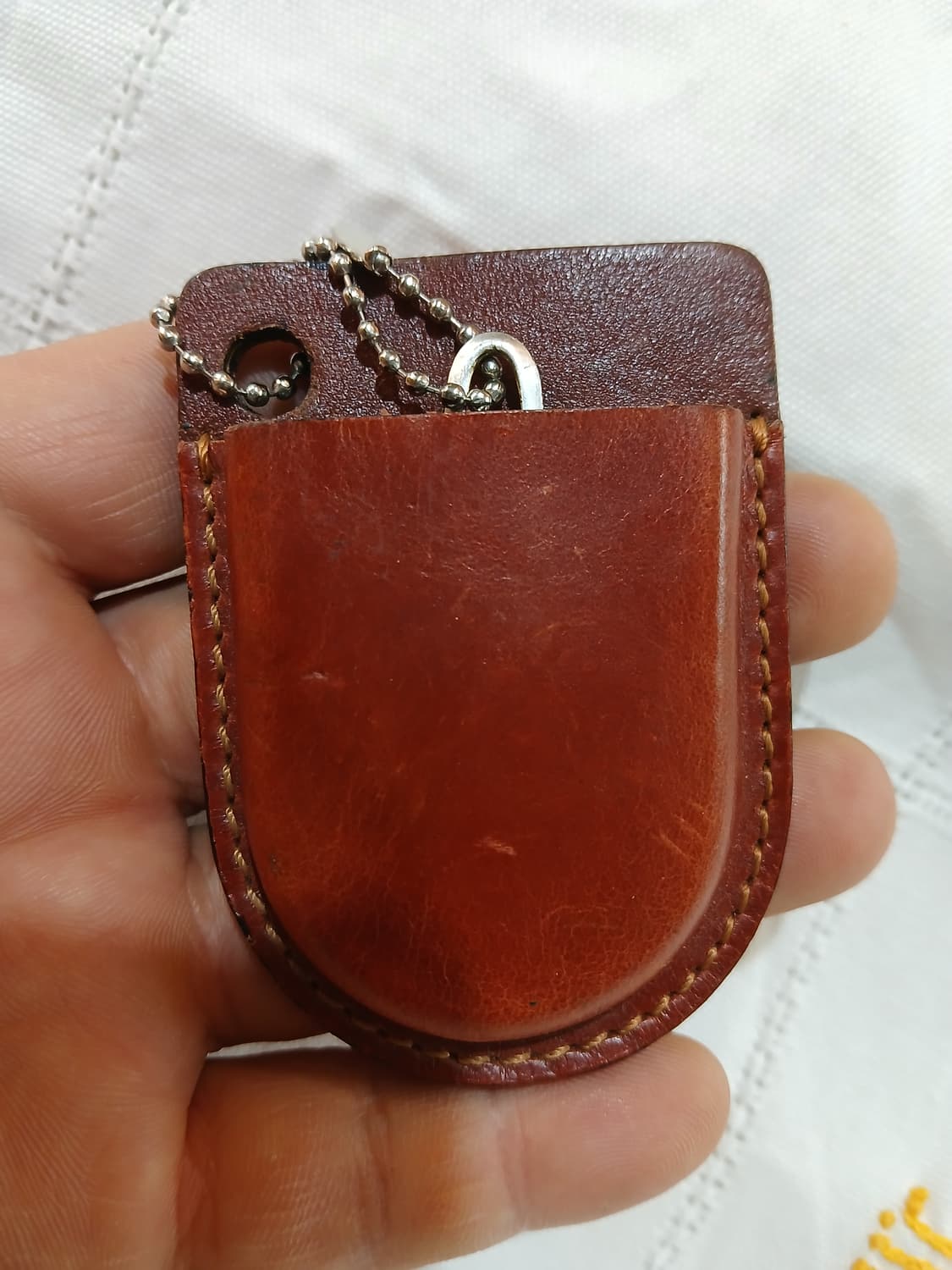 빈티지 시티즌 쿼츠 회중시계와 가죽케이스 상품이미지2