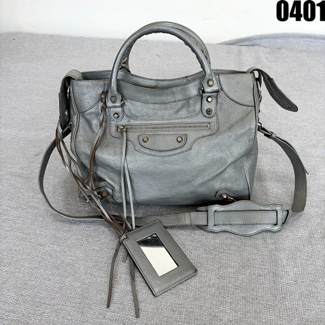 발렌시아가 모터백 클래식 시티 스타일 토트 겸 숄더백 0401 상품이미지2