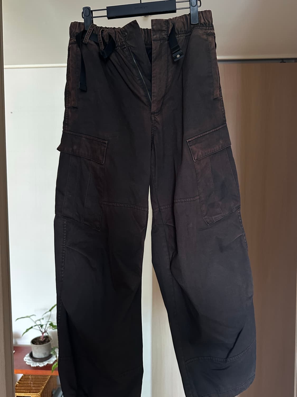 해칭룸 밀팬츠 cpn 워시드블랙 상품이미지2