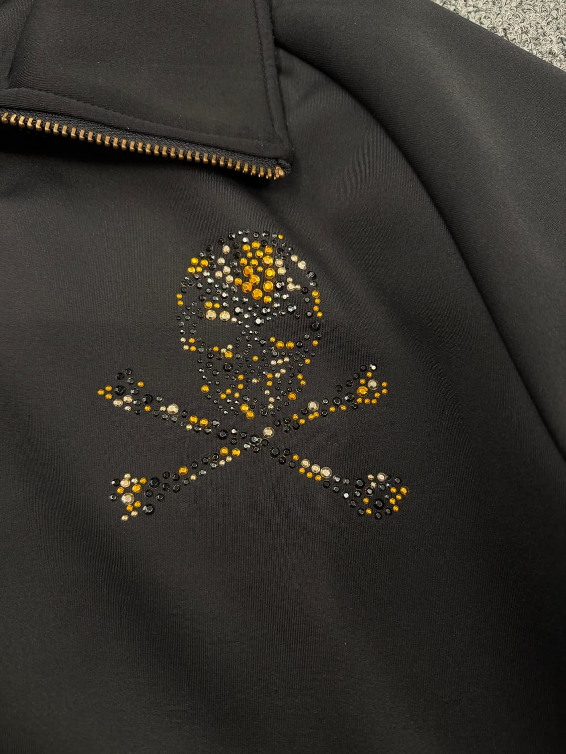 XL) 밴슨 빈티지 스컬 큐빅 져지 상품이미지4