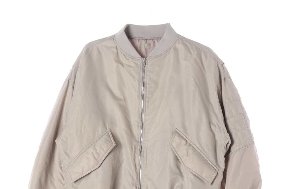 TNGT 미니멀 무드 오버핏 마원 항공점퍼 M 상품이미지4