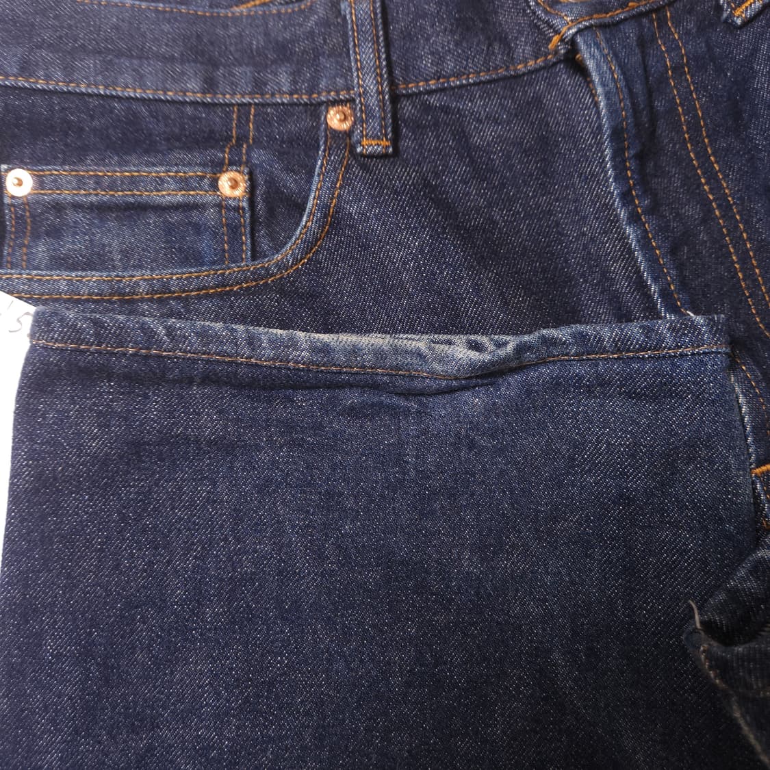 슈프림 배기진 셀비지 리지드 인디고 23fw 상품이미지7