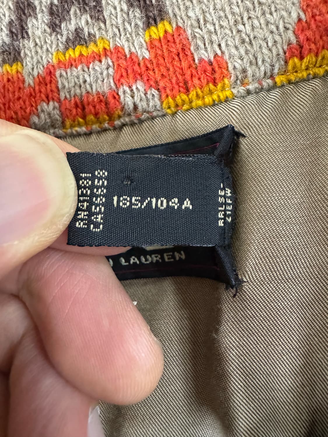 XL RRL 사우스웨스턴 나바호 울 캐시미어 니트 가디건 자켓 상품이미지3