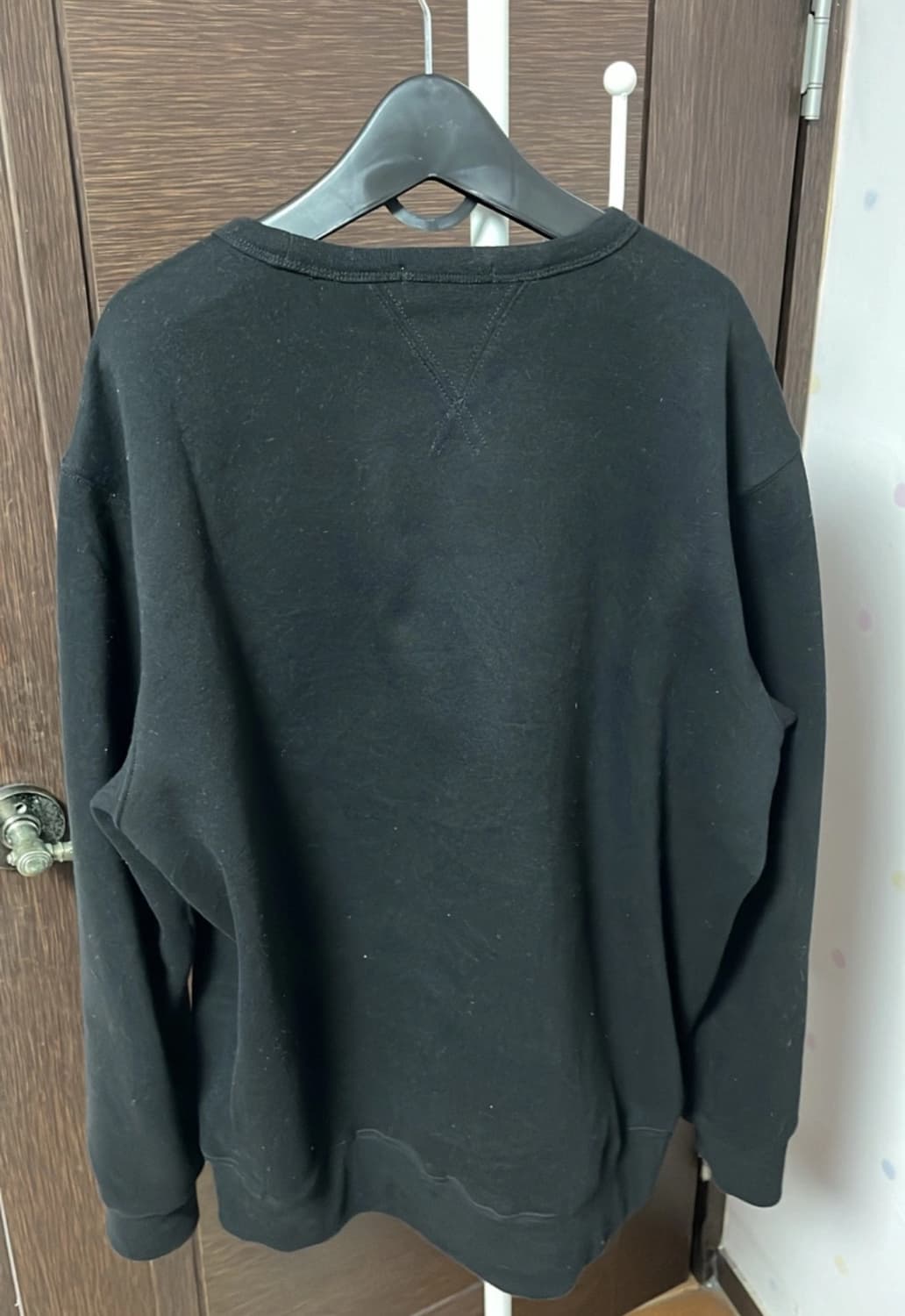 폴로 맨투맨 블랙 L 상품이미지2