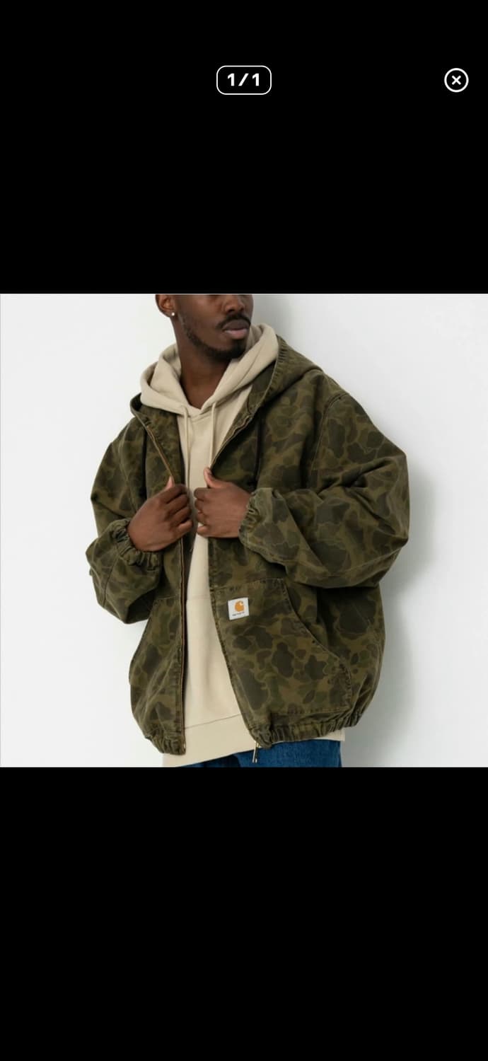 칼하트wip 덕 액티브 카모 s 상품이미지1