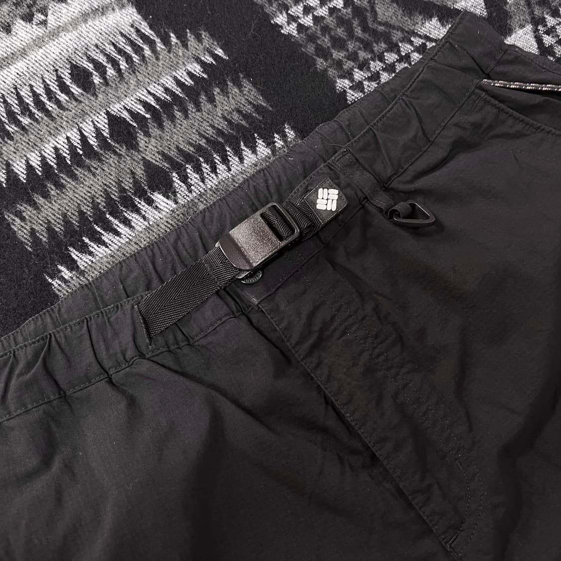 콜롬비아 고프코어 카고팬츠 블랙 상품이미지3