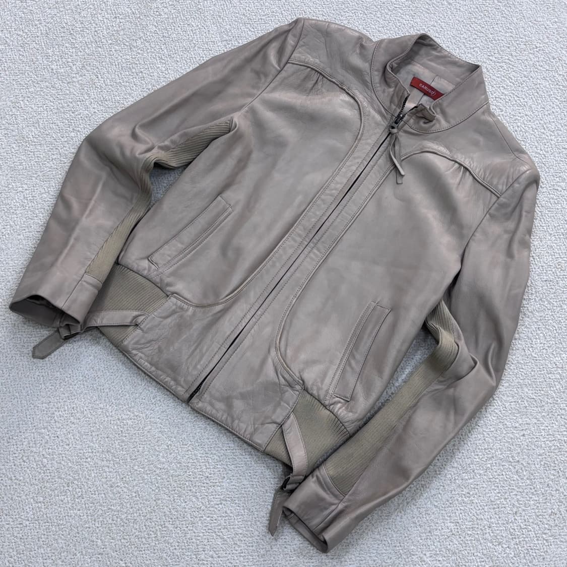 44 카루소 여성 가죽 자켓 0331E 상품이미지1