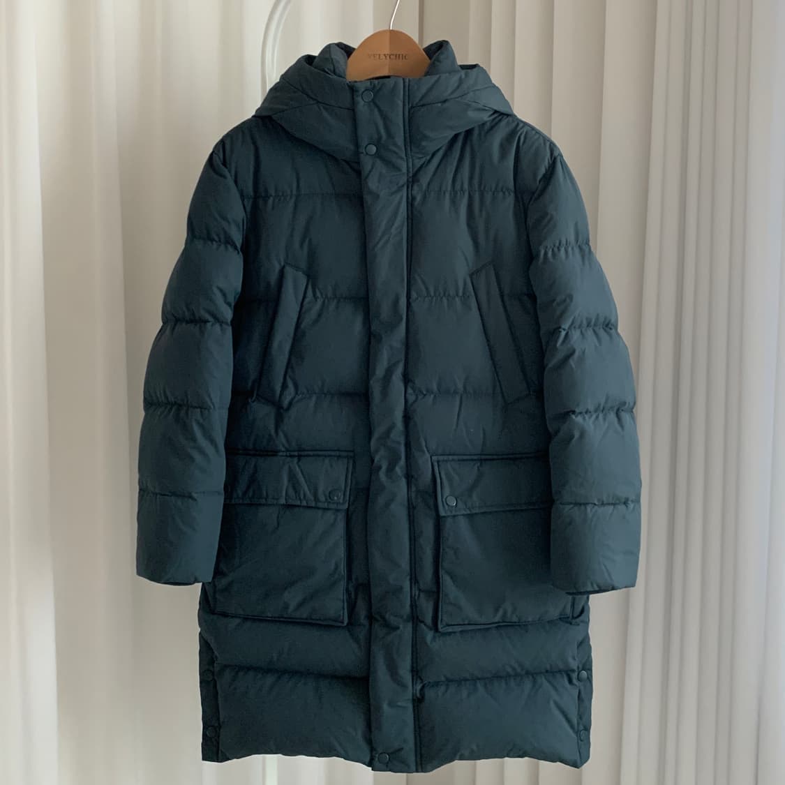 디자인유나이티드 키즈 DESIGN UNITED 덕다운 후드 롱패딩  상품이미지2